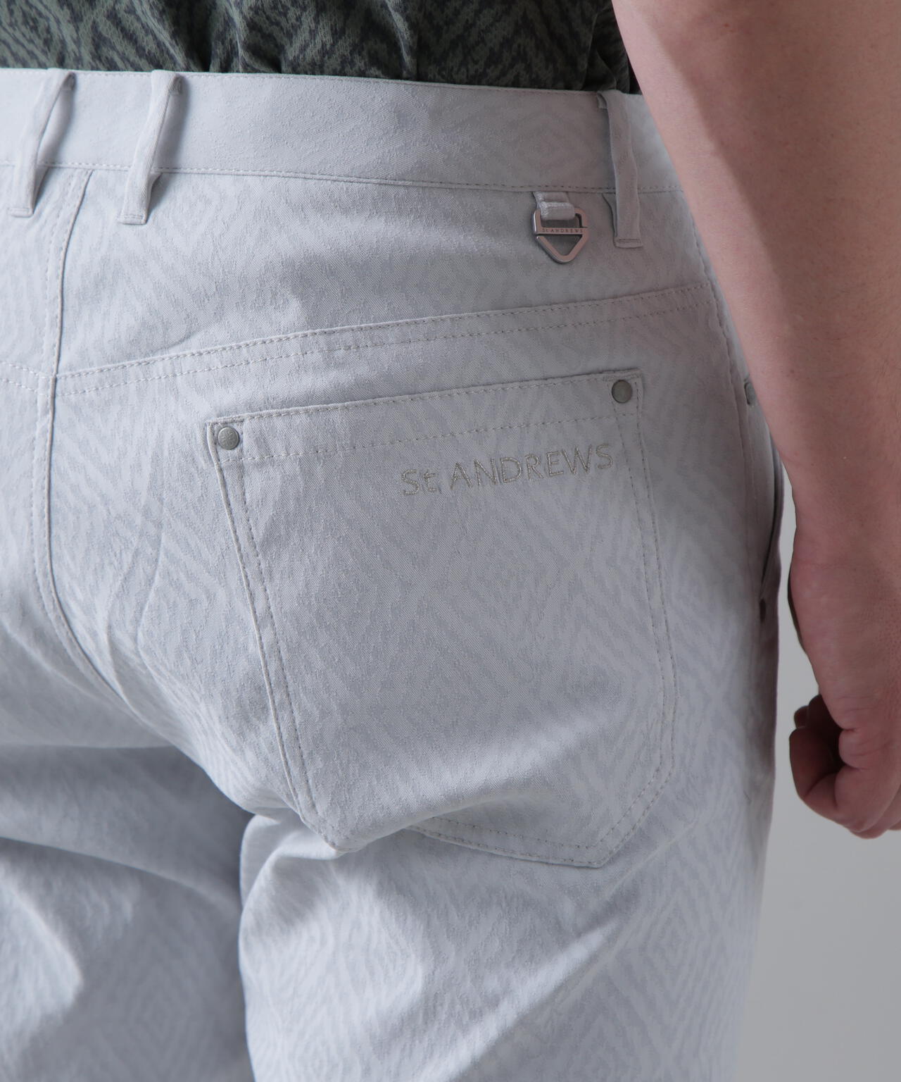 ダイヤジャガードレギュラーストレッチ 5ポケットパンツ (MENS)