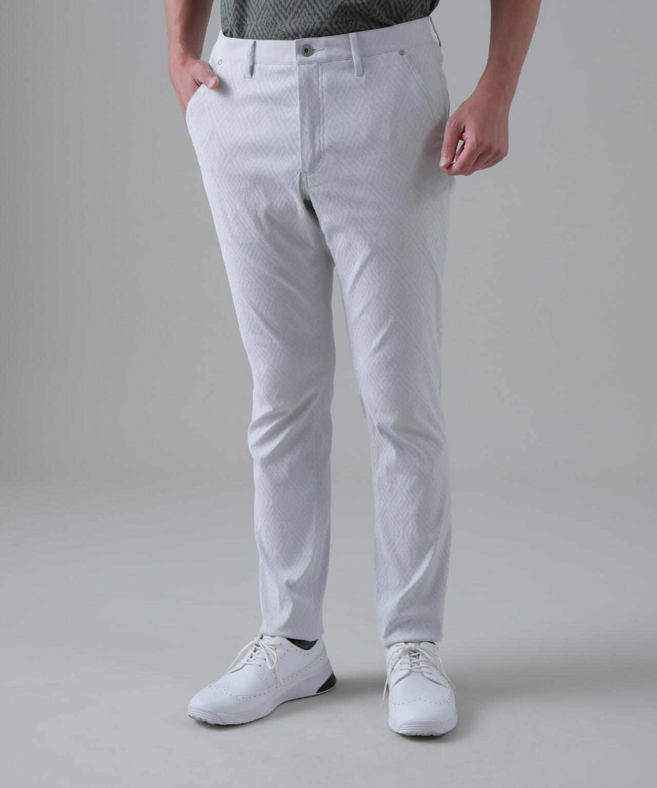 ダイヤジャガードレギュラーストレッチ 5ポケットパンツ (MENS)