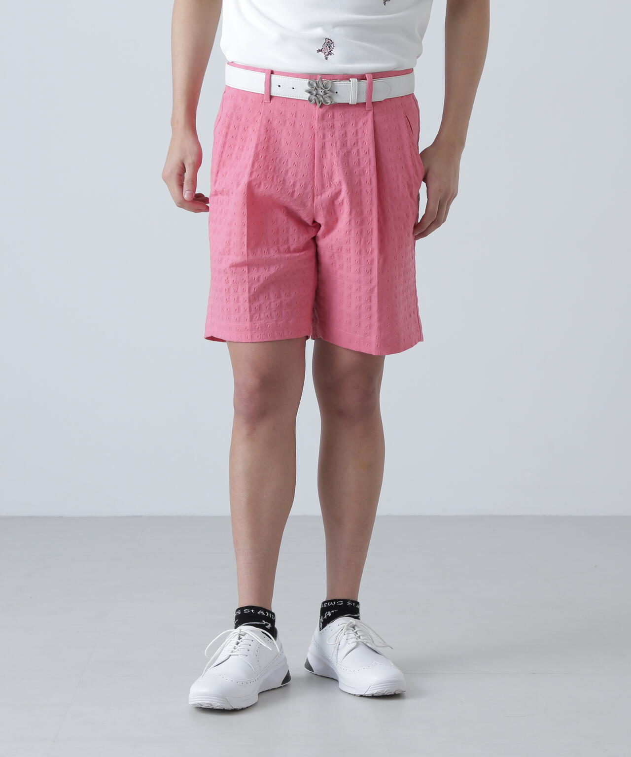 EXストレッチVISION千鳥楊柳ストレッチショートパンツ (MENS)