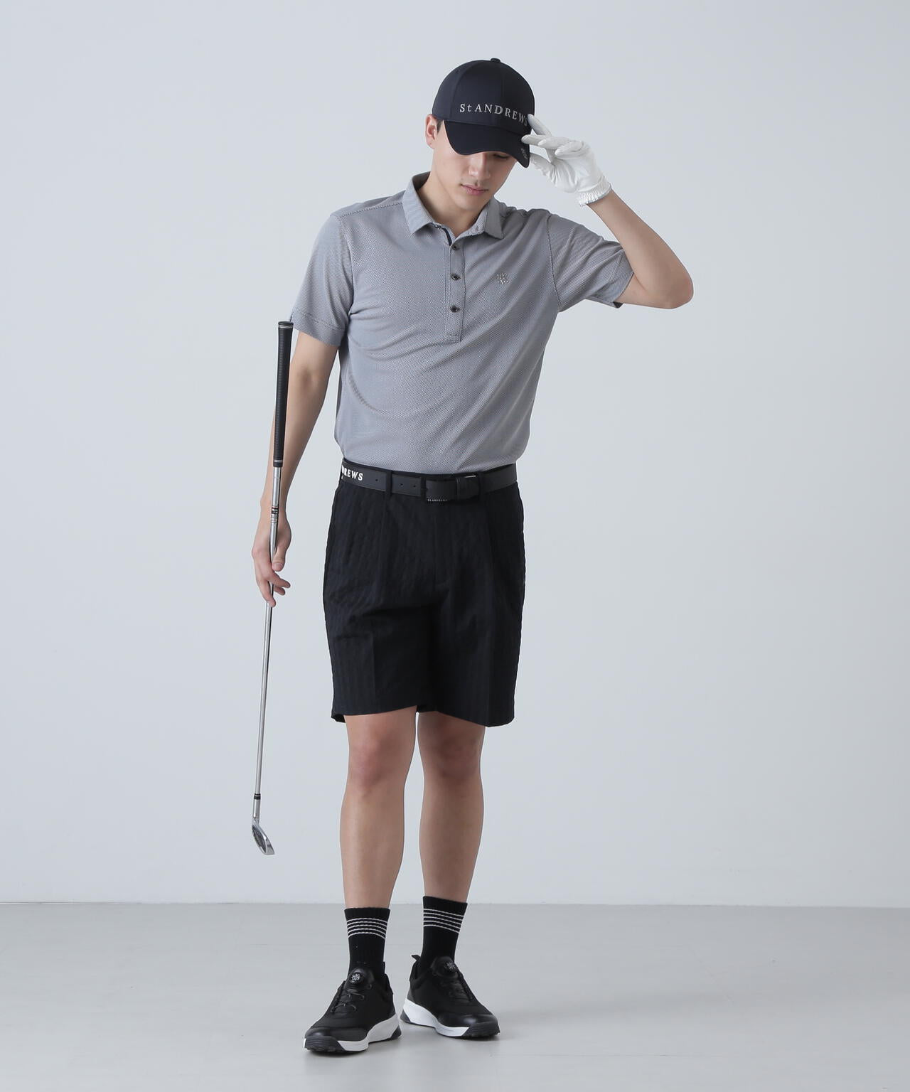 EXストレッチVISION千鳥楊柳ストレッチショートパンツ (MENS)