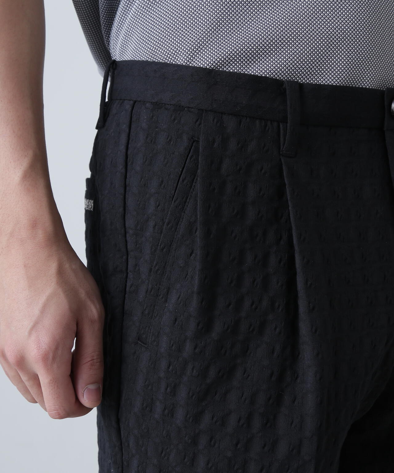 EXストレッチVISION千鳥楊柳ストレッチショートパンツ (MENS)