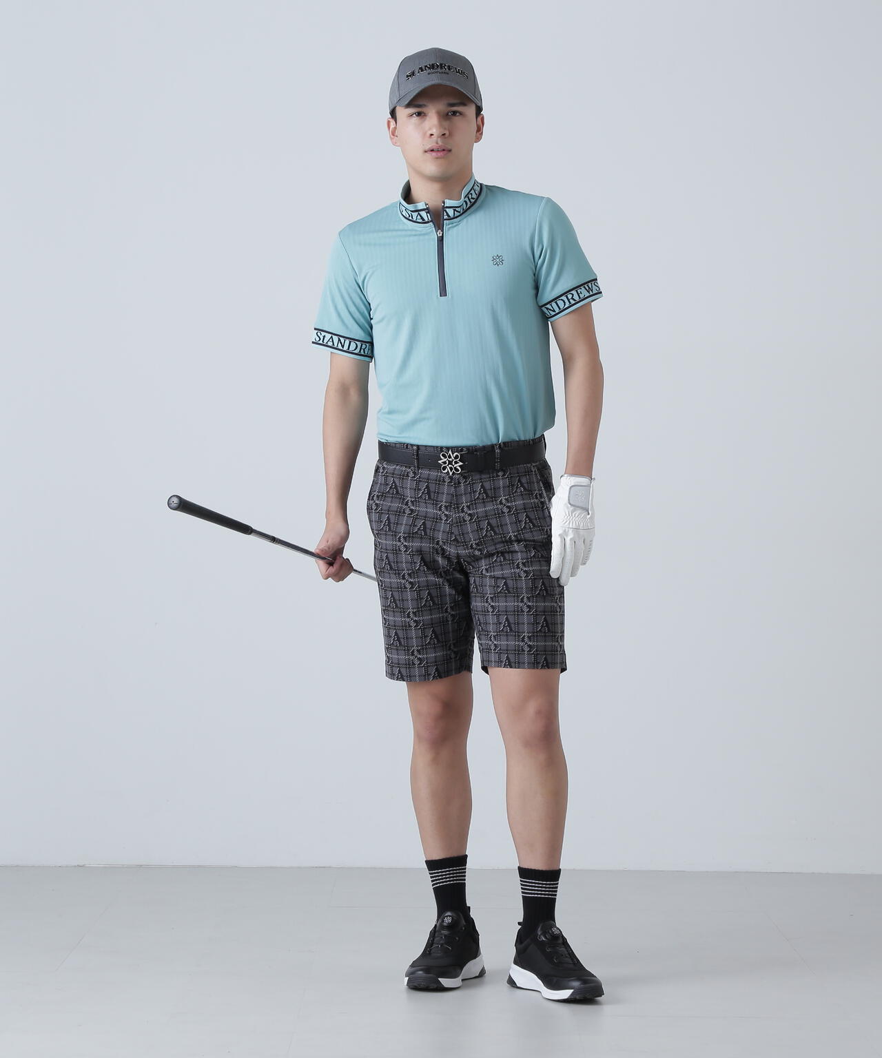 ロゴチェックジャガードショートパンツ (MENS)