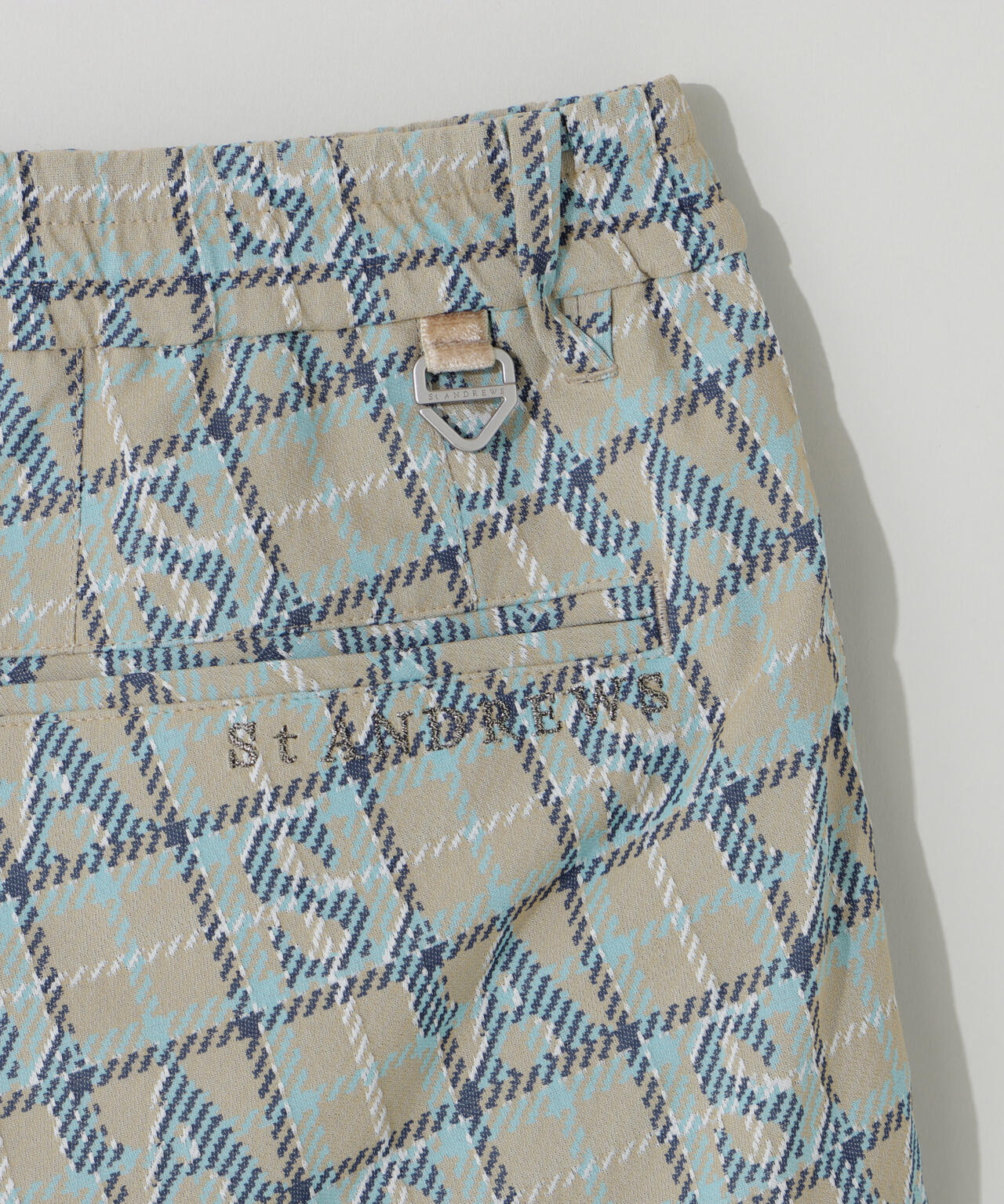 ロゴチェックジャガードショートパンツ (MENS)