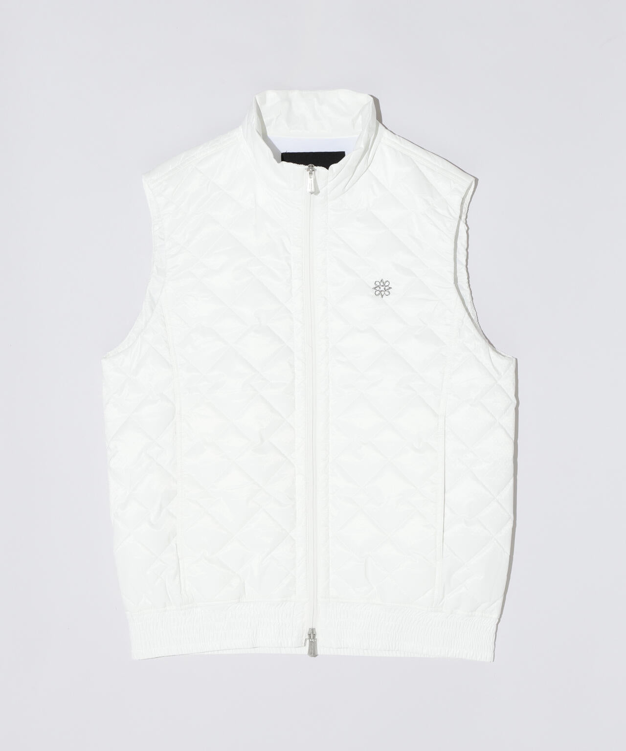 ドットストレッチキルトフルジップベスト (MENS)