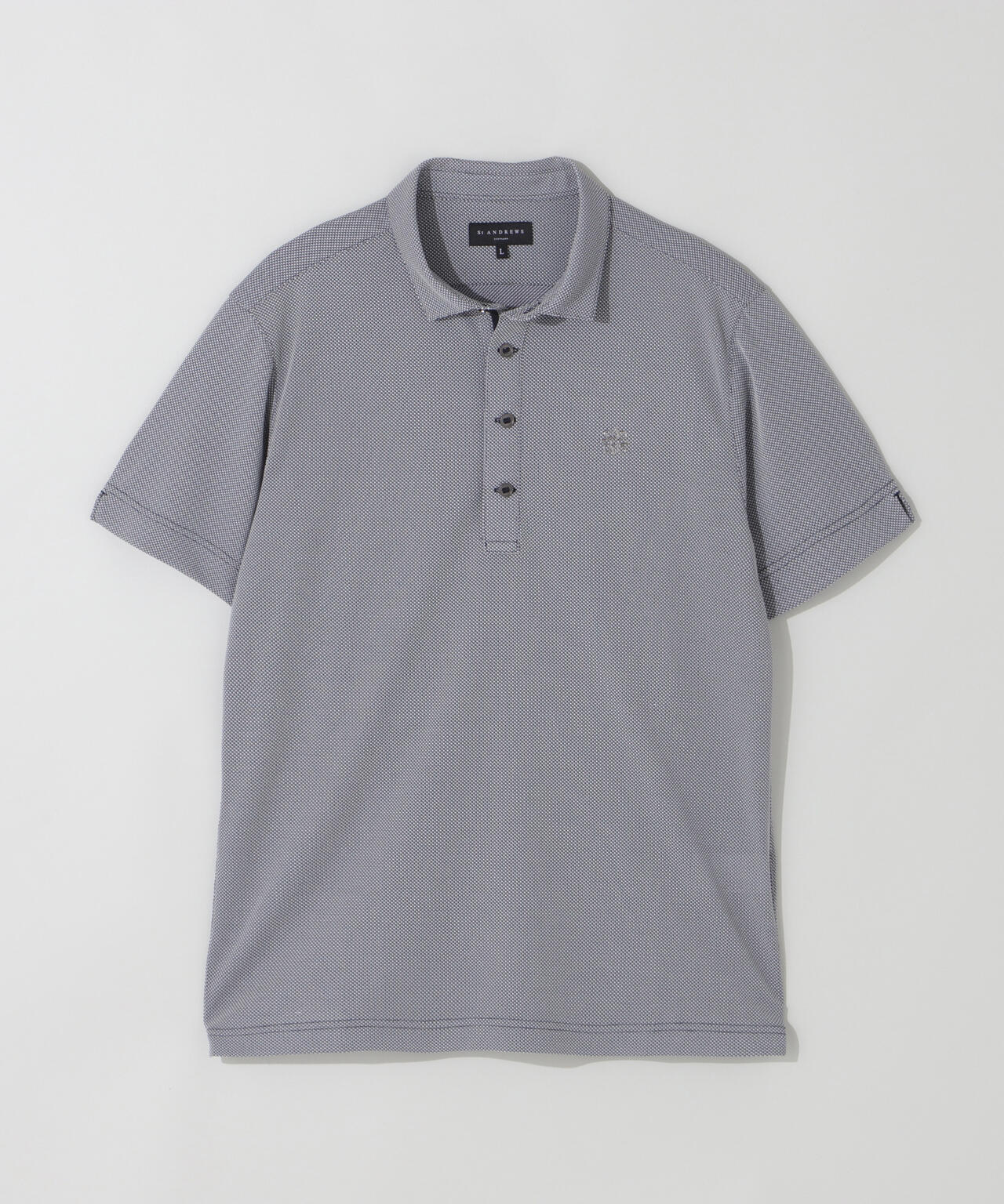 カチオンレトロバーズアイ鹿の子半袖シャツ (MENS)