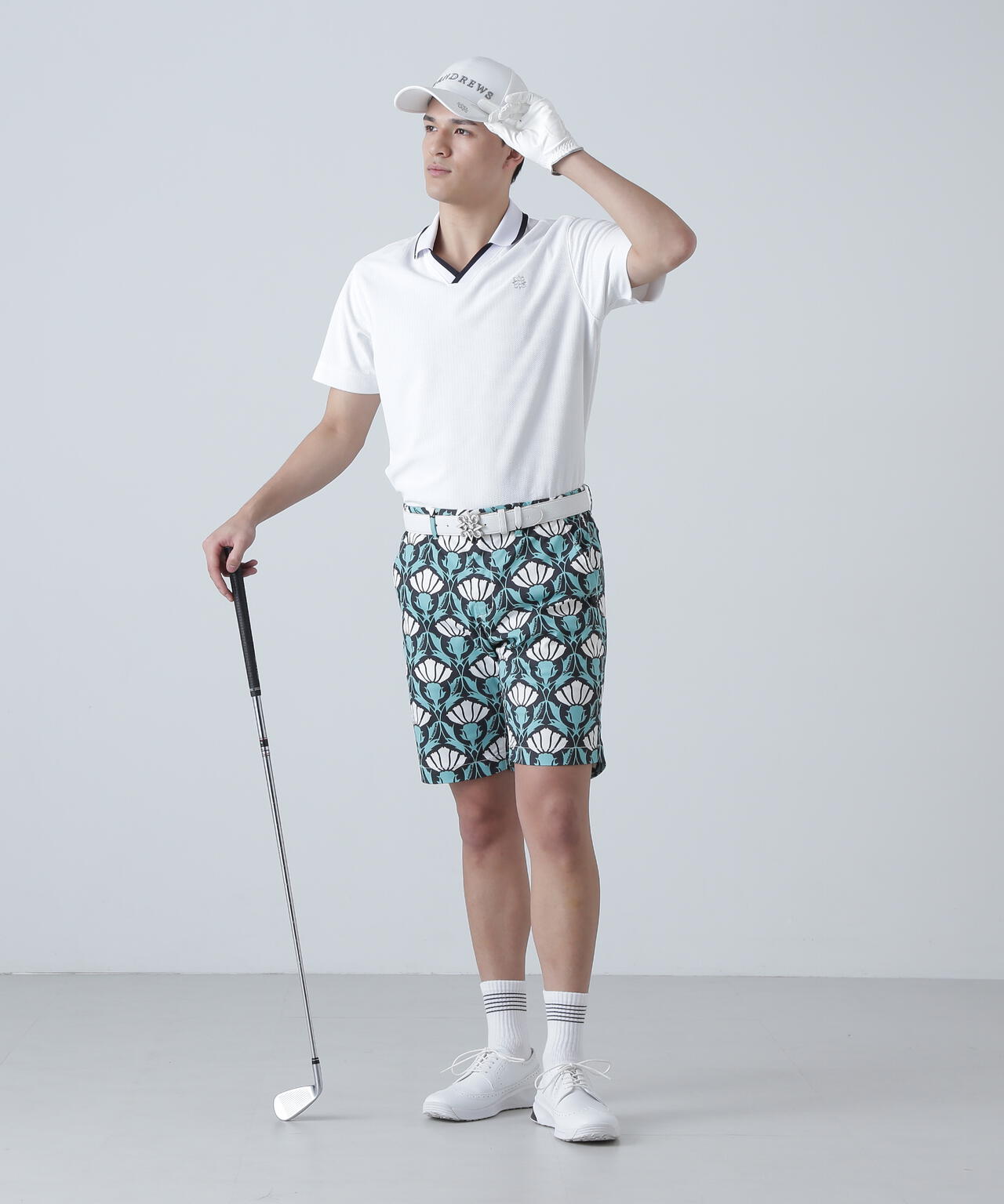 SPXジャガードUV半袖シャツ (MENS)