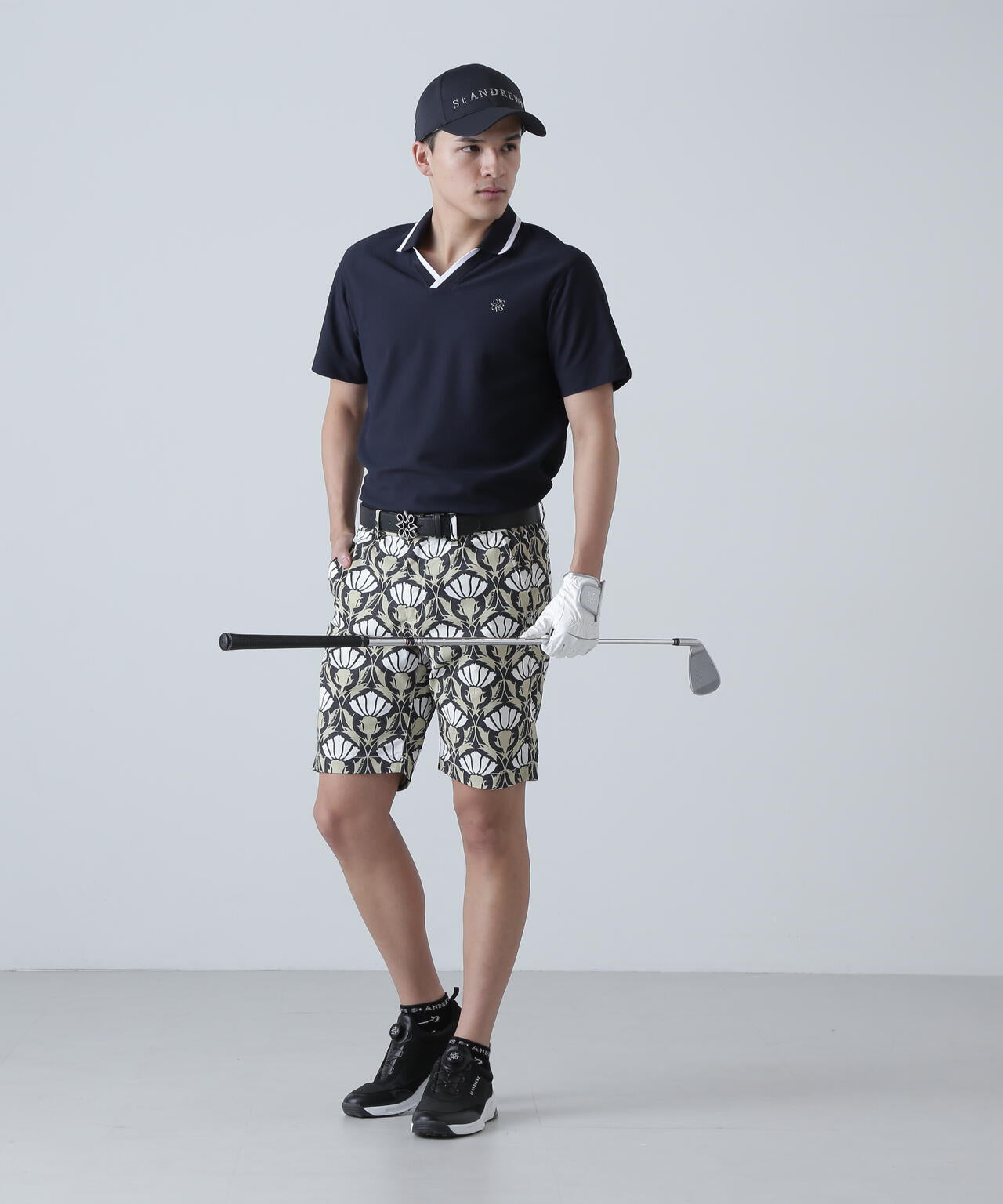 SPXジャガードUV半袖シャツ (MENS)