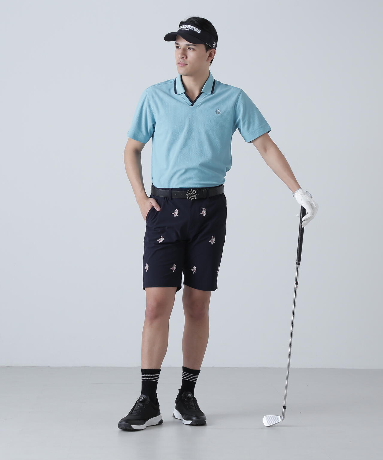 SPXジャガードUV半袖シャツ (MENS)