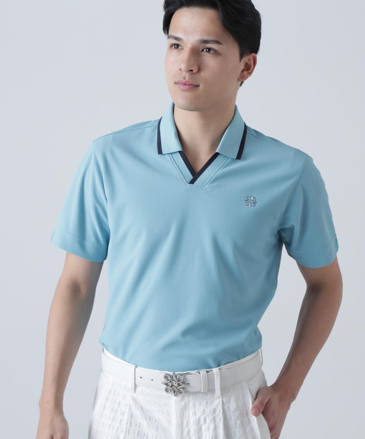 SPXジャガードUV半袖シャツ (MENS)