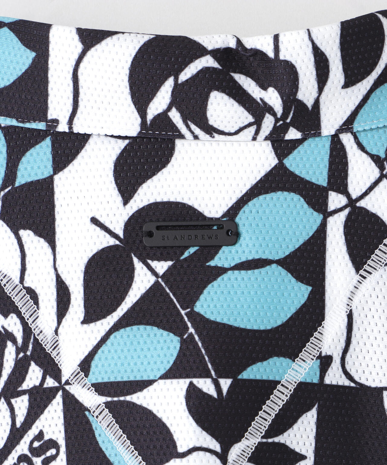 トリコットメッシュボニースコットランドプリント半袖シャツ (MENS)