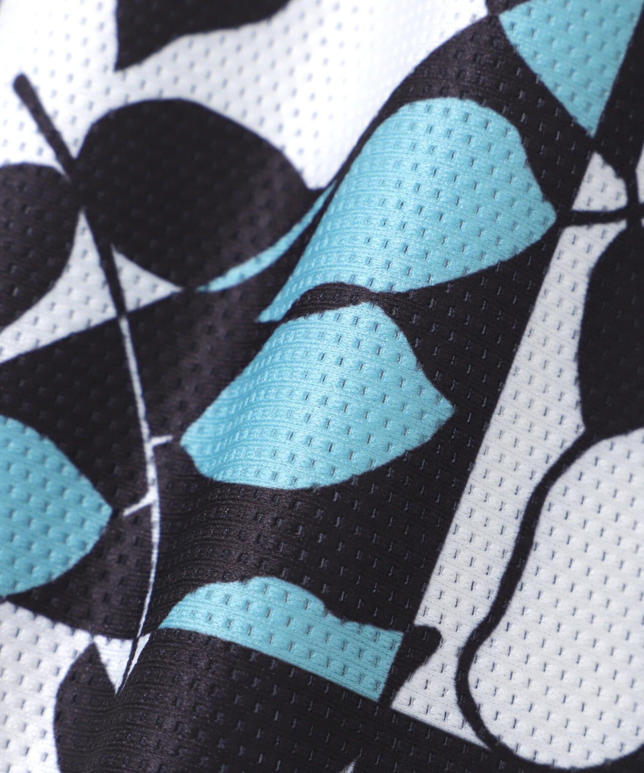 トリコットメッシュボニースコットランドプリント半袖シャツ (MENS)