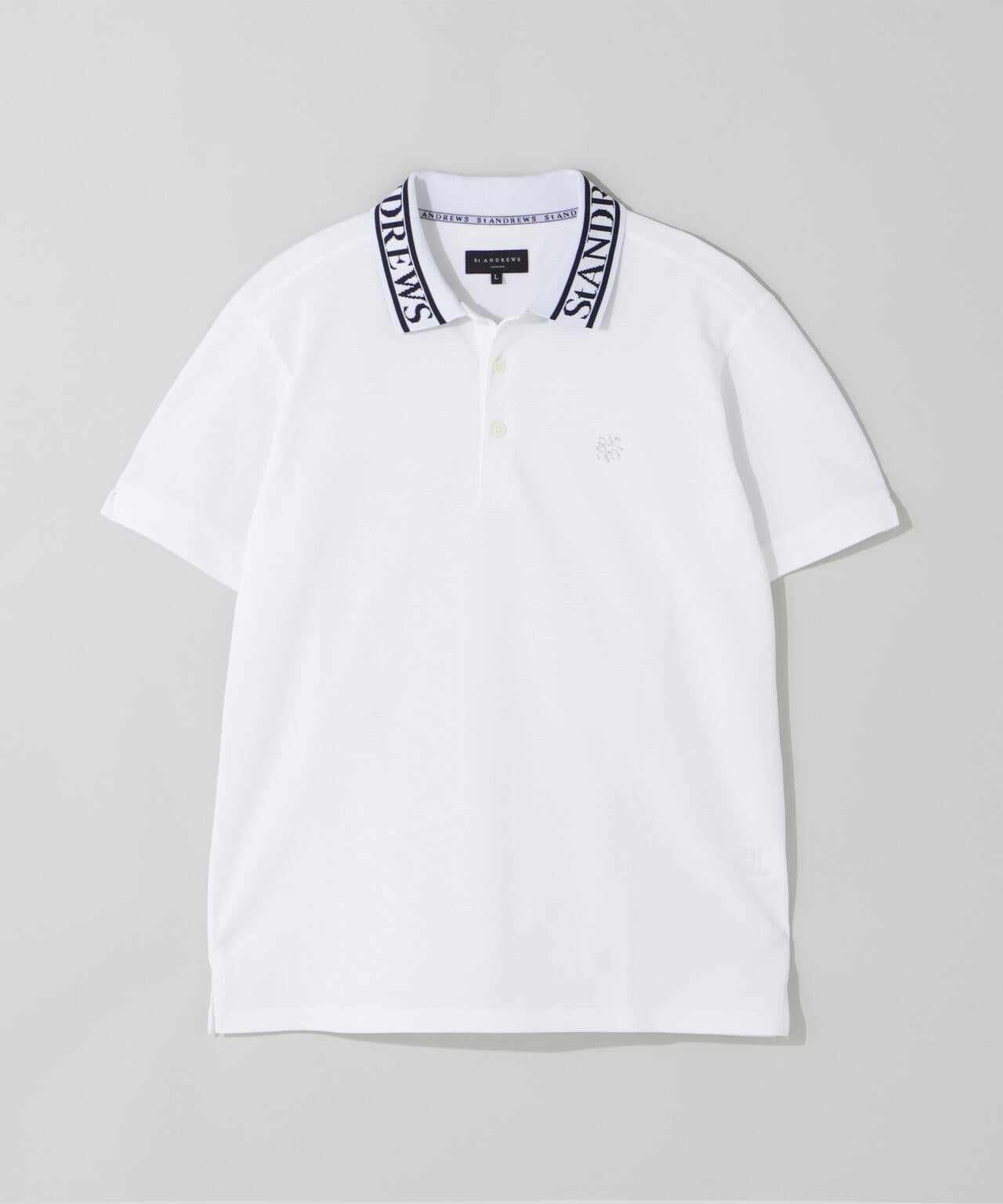 TEXBRIDシャドーボーダーカノコ半袖ポロシャツ (MENS)