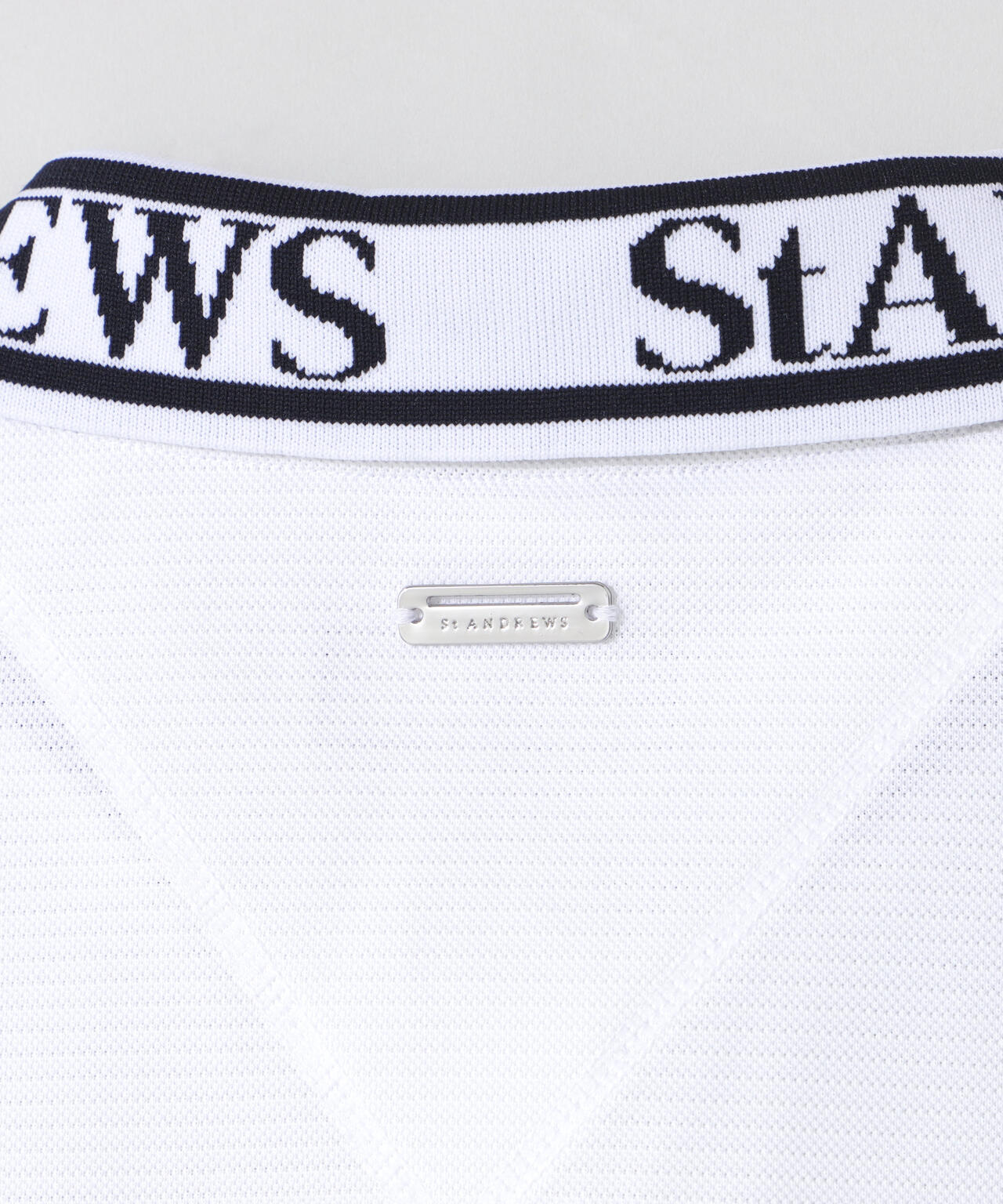 TEXBRIDシャドーボーダーカノコ半袖ポロシャツ (MENS)