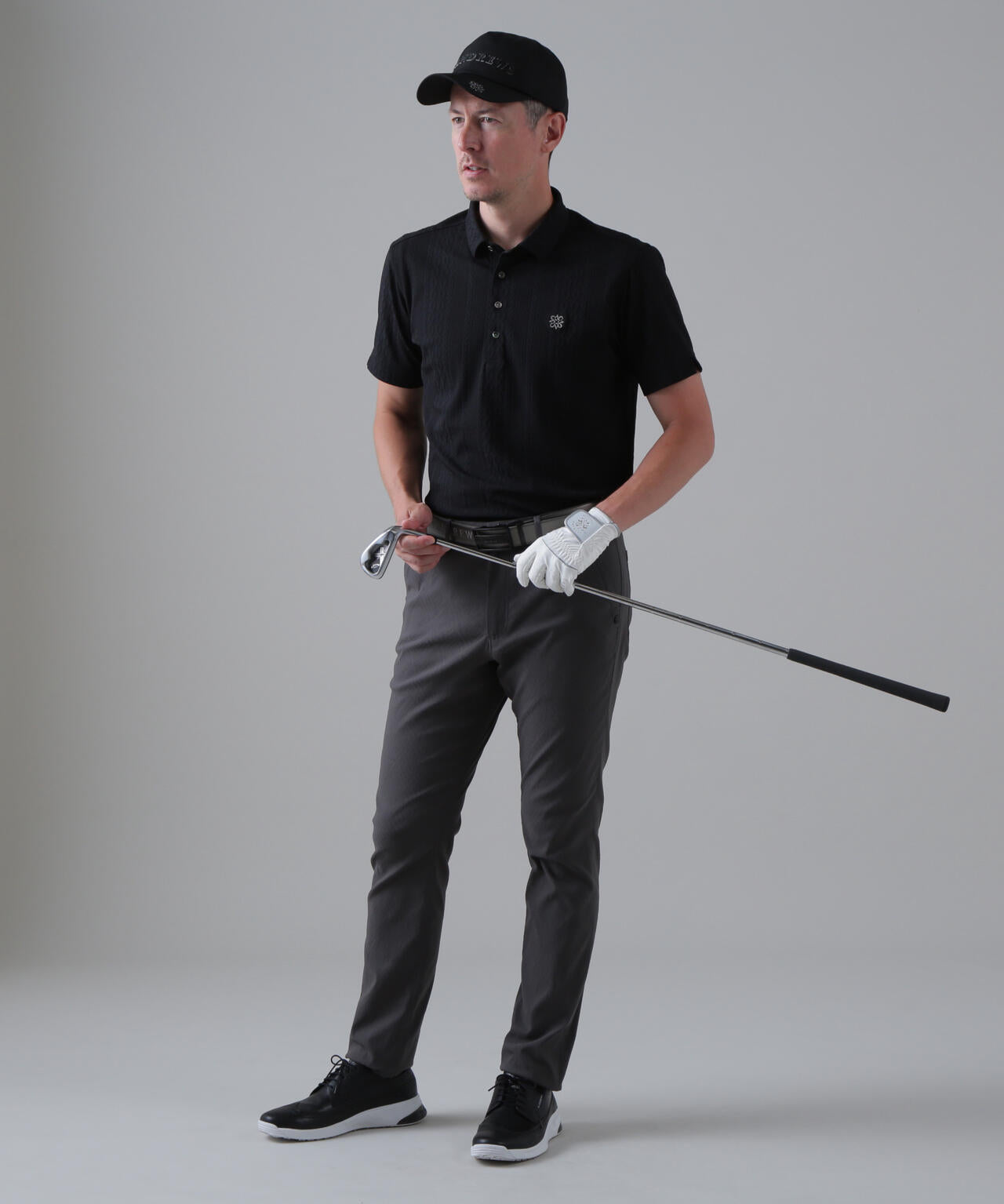 縄柄リンクス半袖シャツ (MENS)