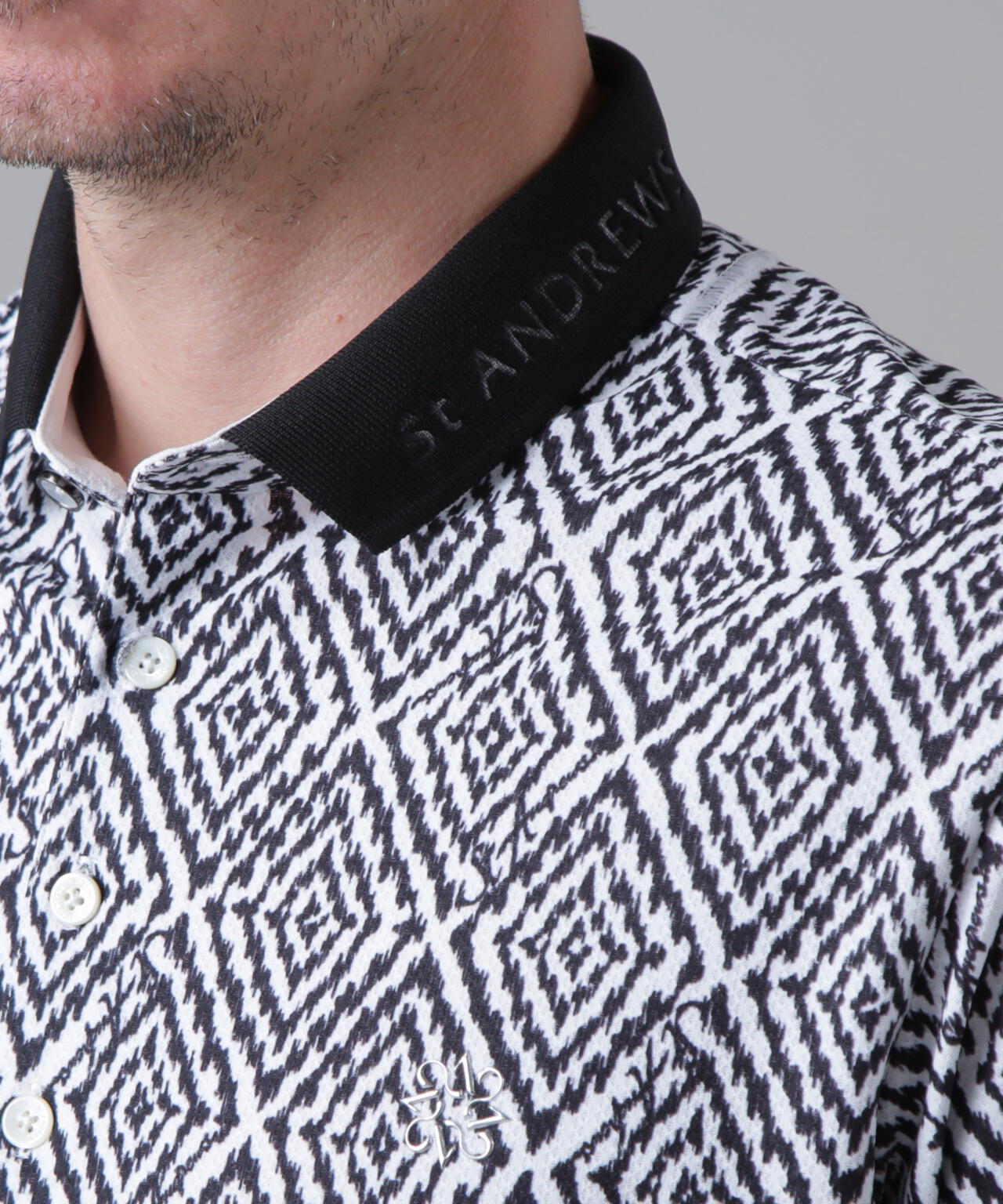 SPXダイヤプリント半袖ポロシャツ (MENS)