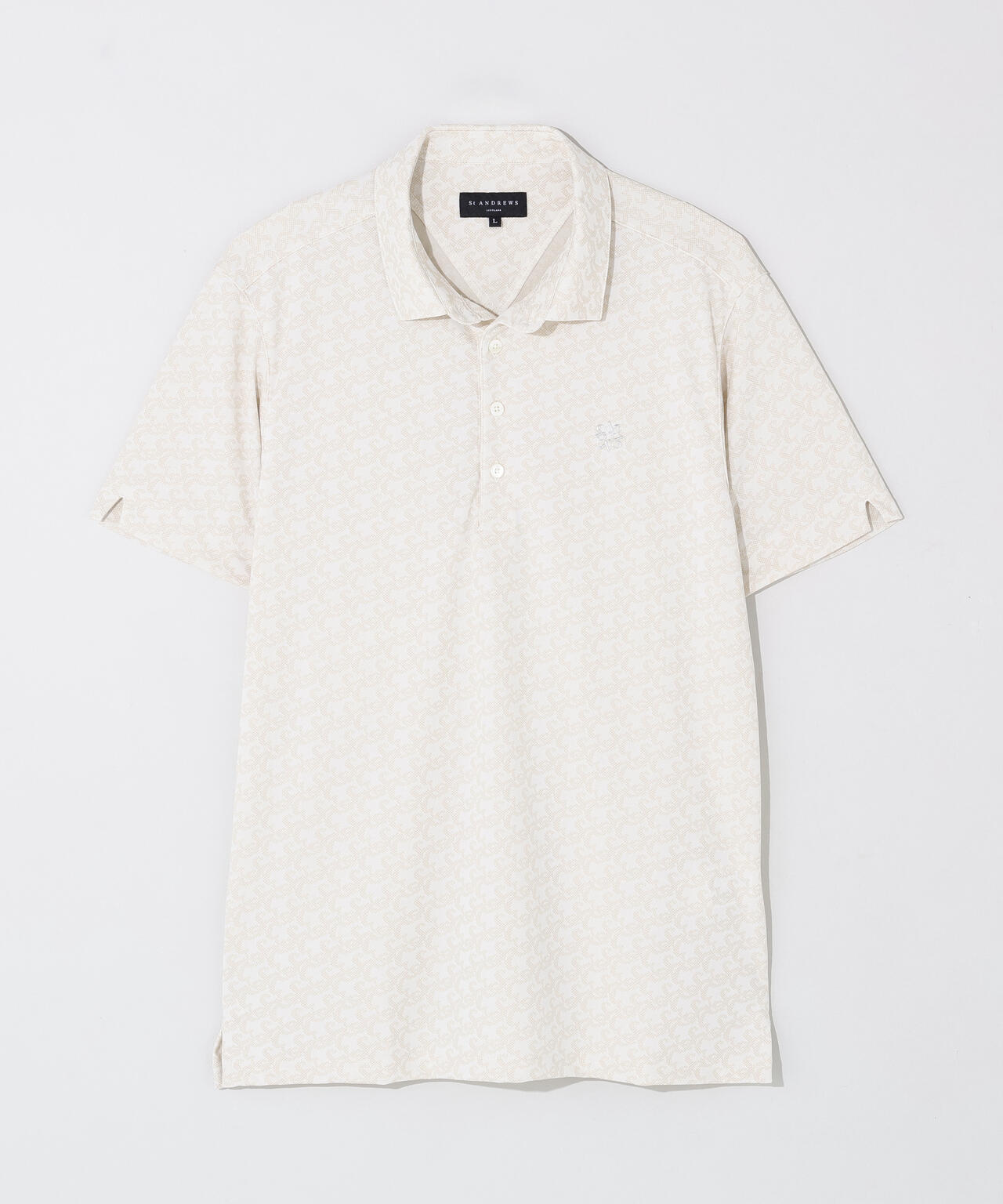 SAロゴトッドジャガード半袖シャツ (MENS)