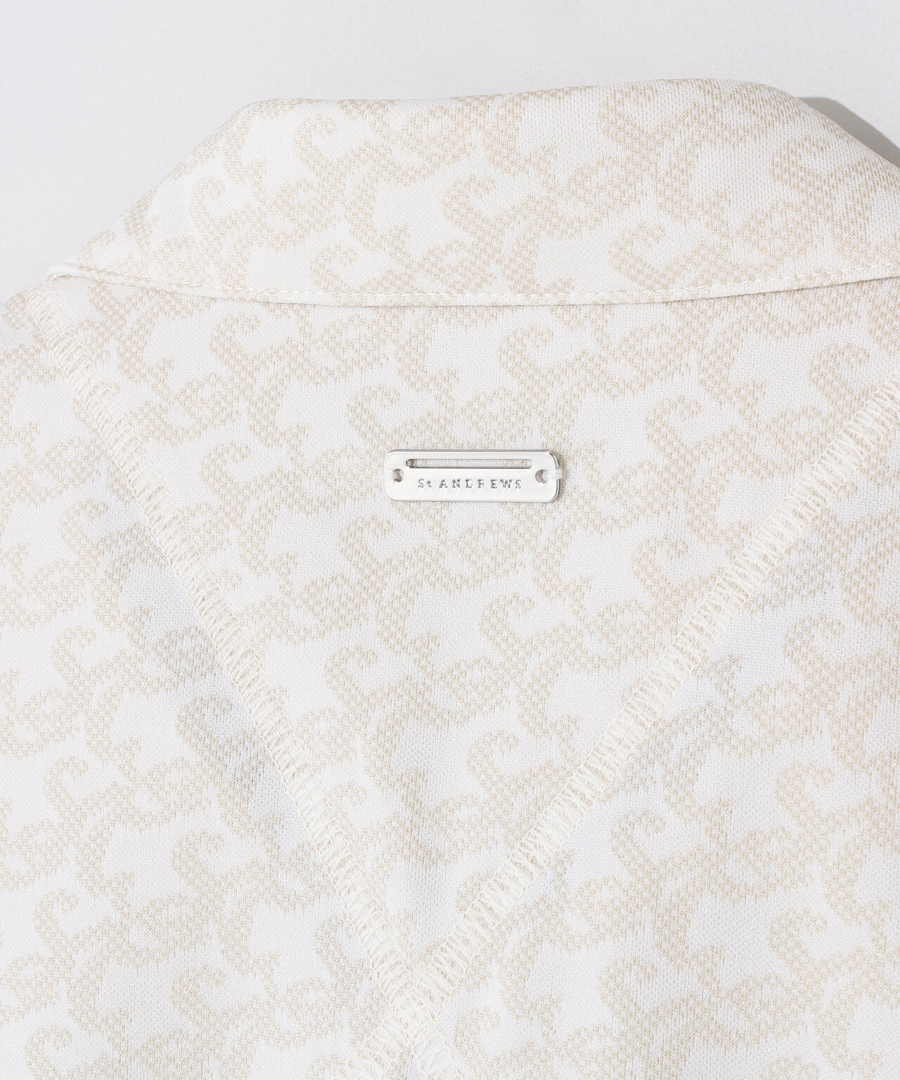 SAロゴトッドジャガード半袖シャツ (MENS)