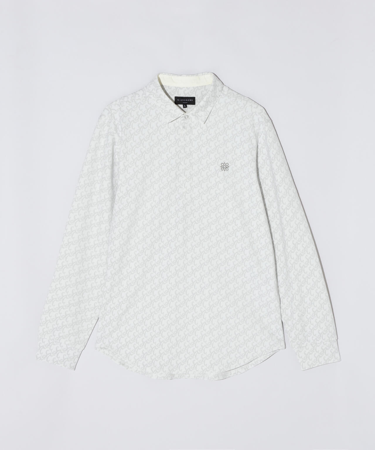 SAロゴふくれジャガード長袖シャツ (MENS)