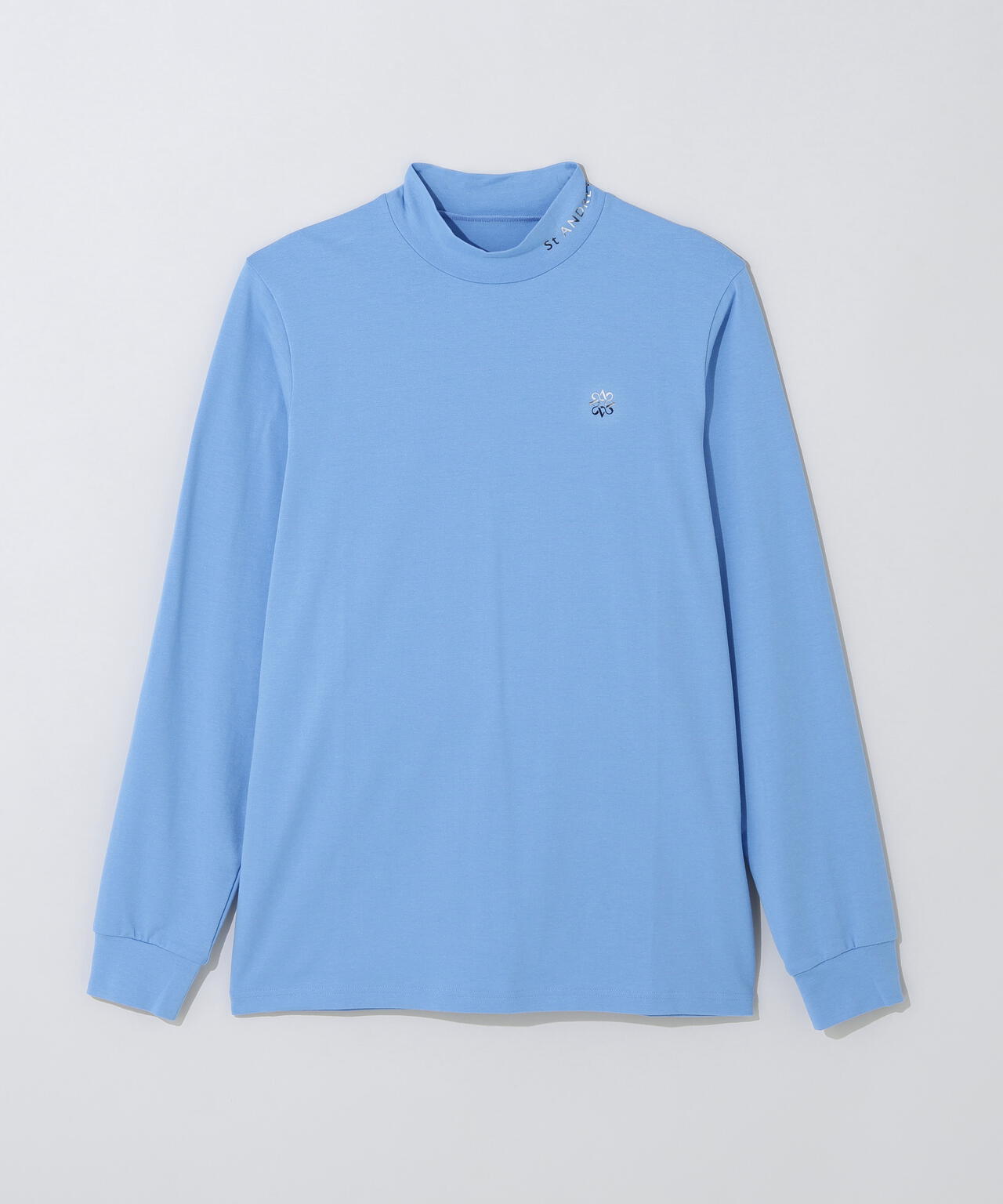 ベア天竺長袖ハイネックカットソー (MENS)