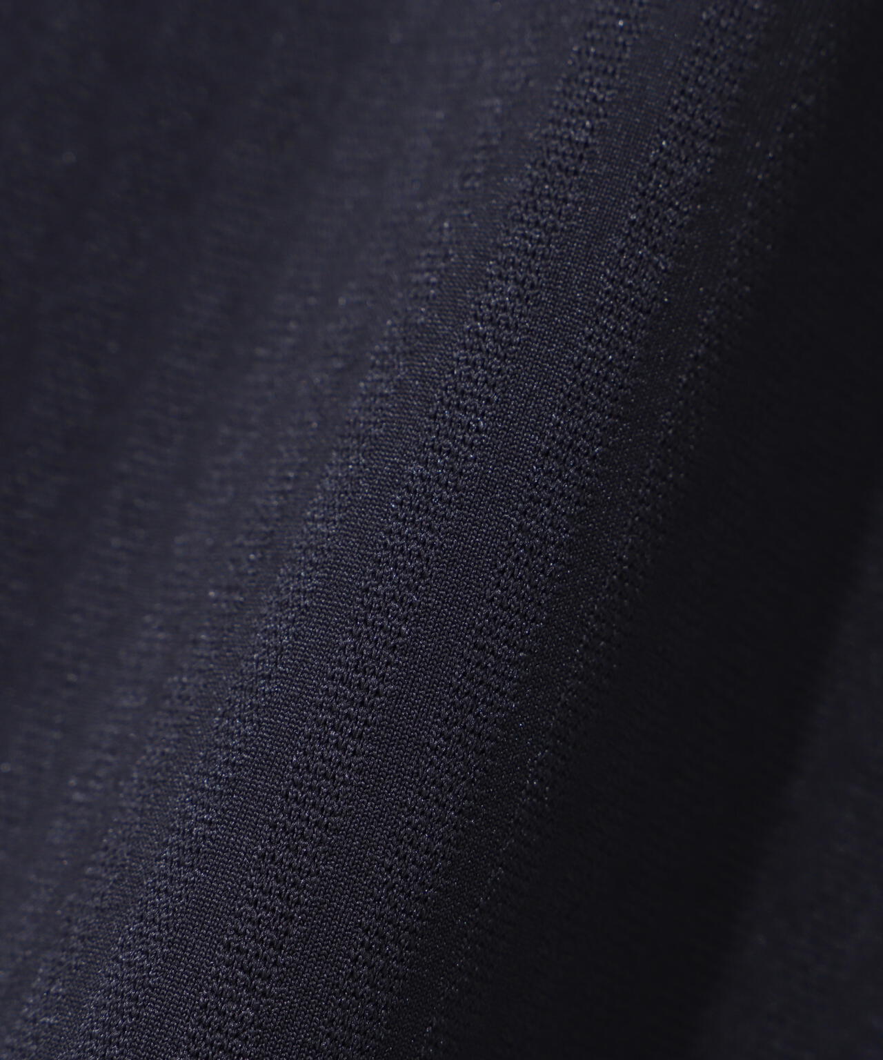 ベアサッカージャガード半袖ハーフジップアップカットソー (MENS)