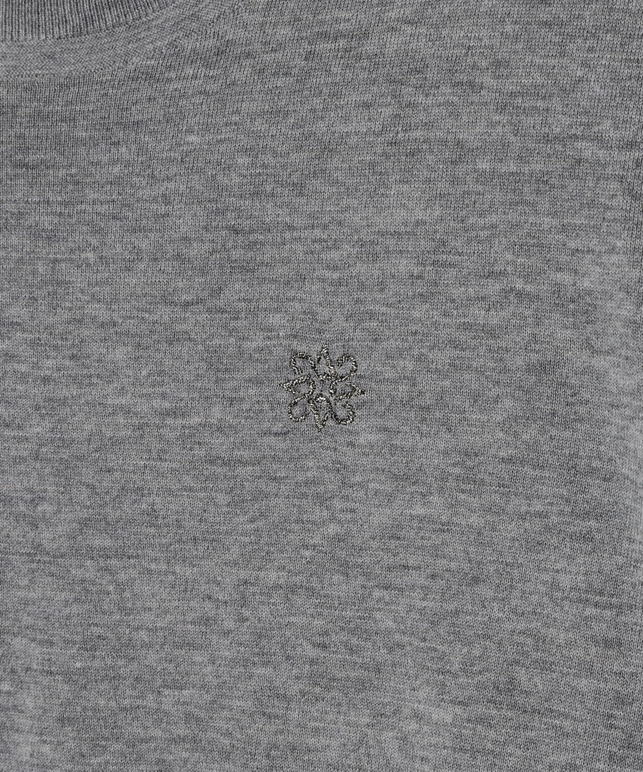 16G天竺クルーネックニットプルオーバー (MENS)