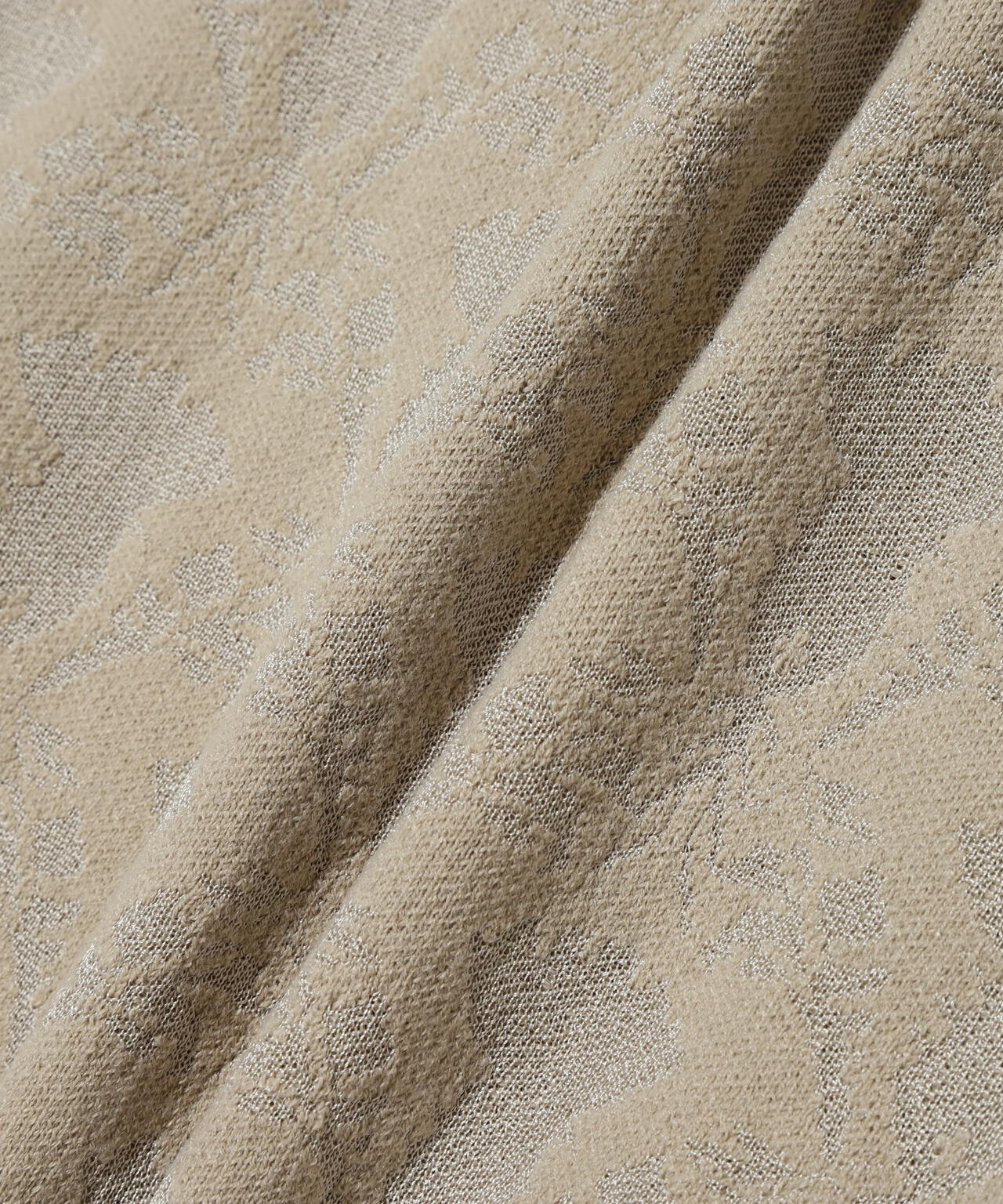 14Gアザミダマスクジャガードクルーネックニットプルオーバー (MENS)