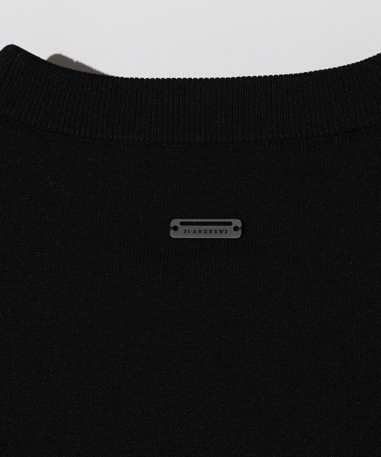 12G天竺×リンクス裏地付きクルーネックニットプルオーバー (MENS)