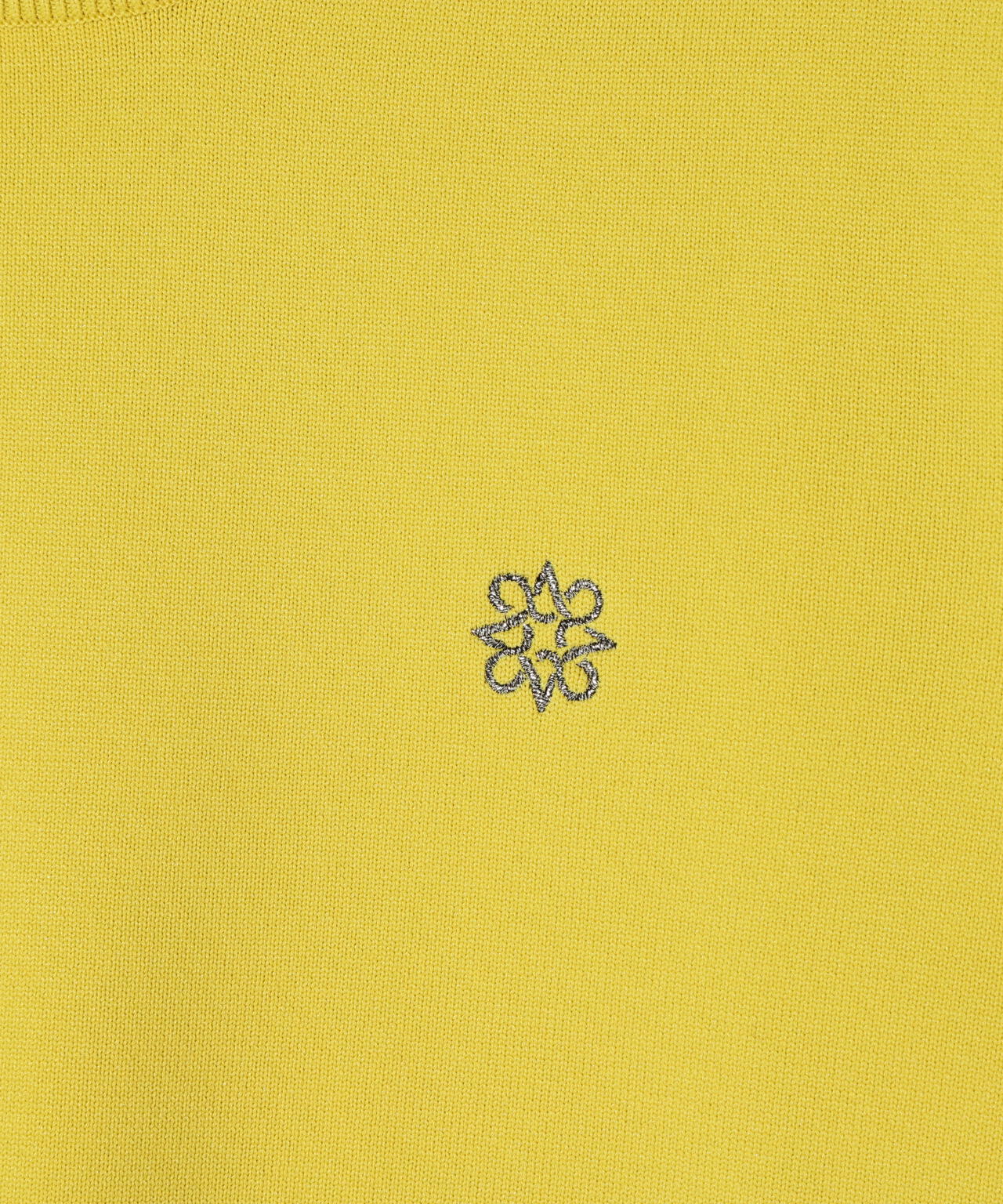 12G天竺×リンクス裏地付きクルーネックニットプルオーバー (MENS)