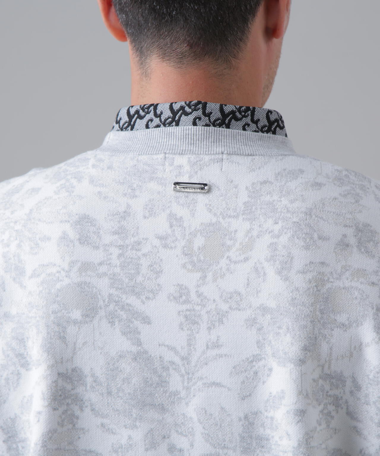 16Gボニースコットランドジャガードクルーネックニットプルオーバー (MENS)