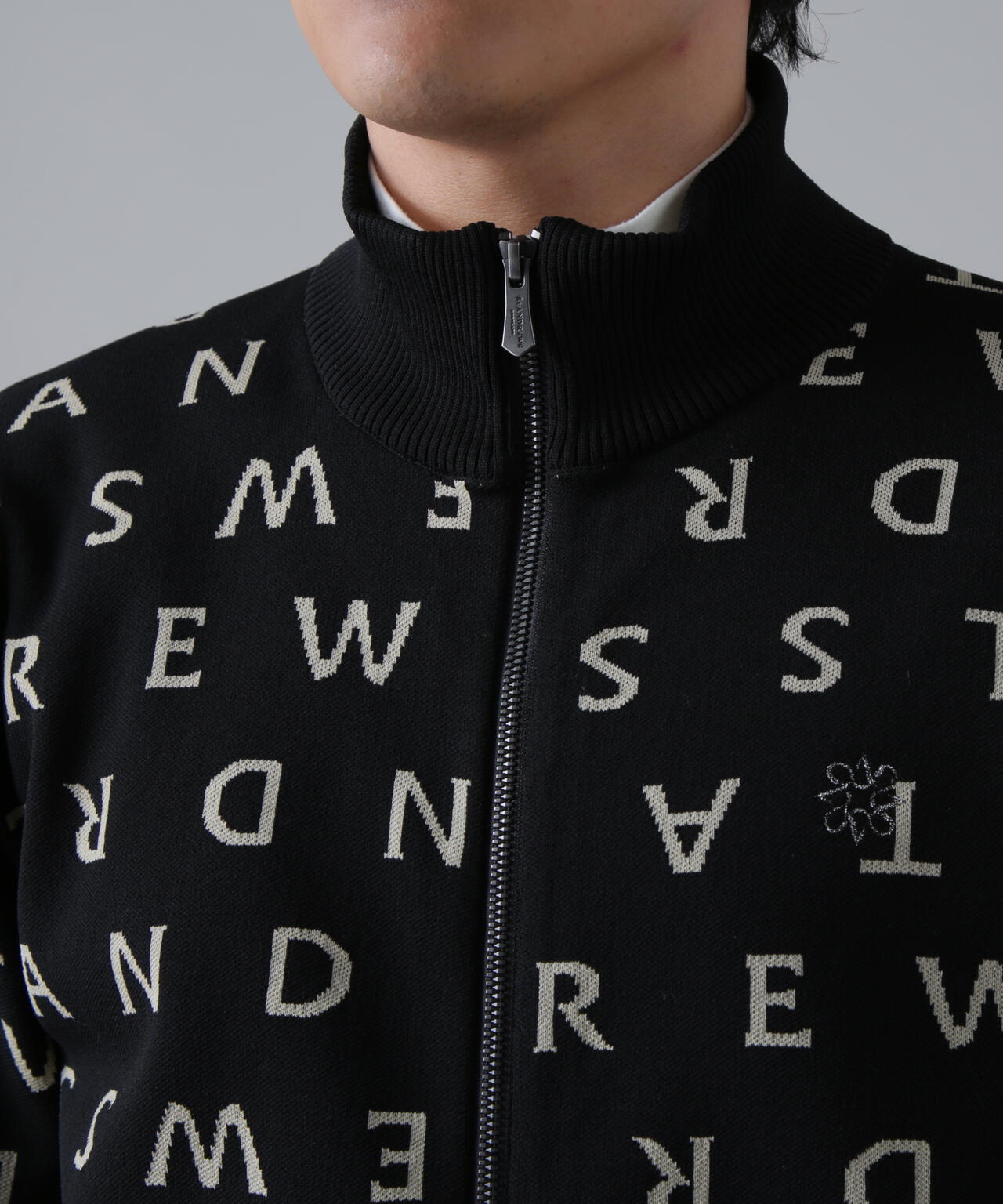 14Gロゴジャガードフルジップニット (MENS)