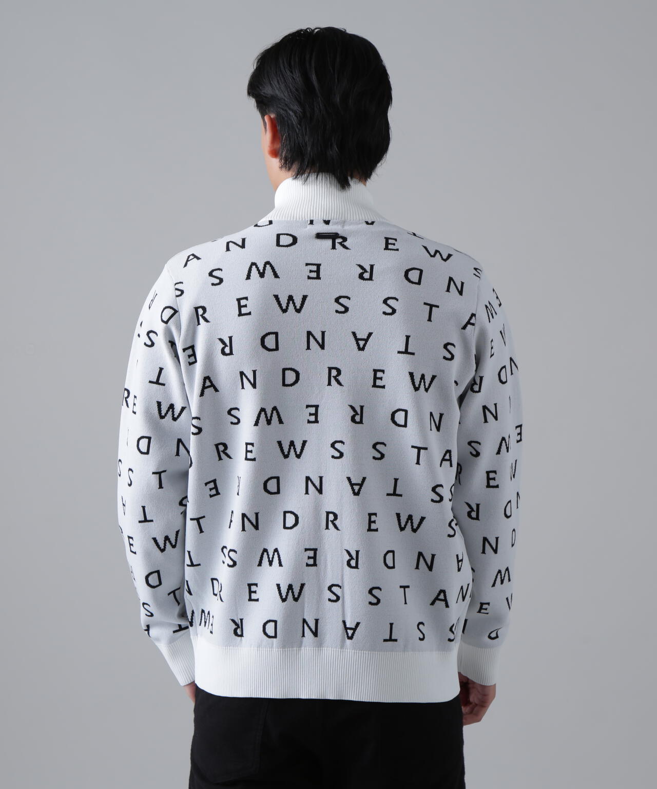 14Gロゴジャガードフルジップニット (MENS)