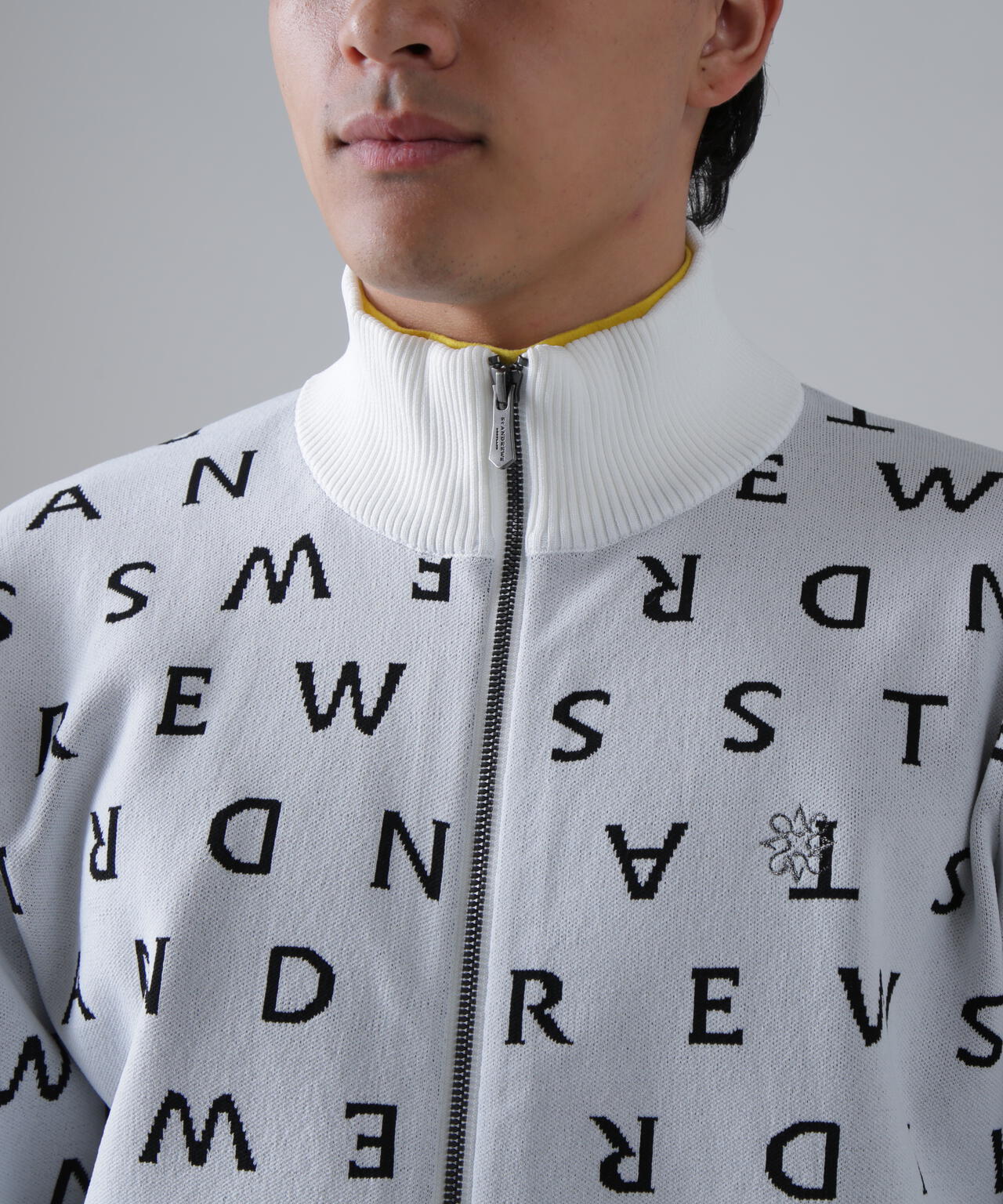 14Gロゴジャガードフルジップニット (MENS)