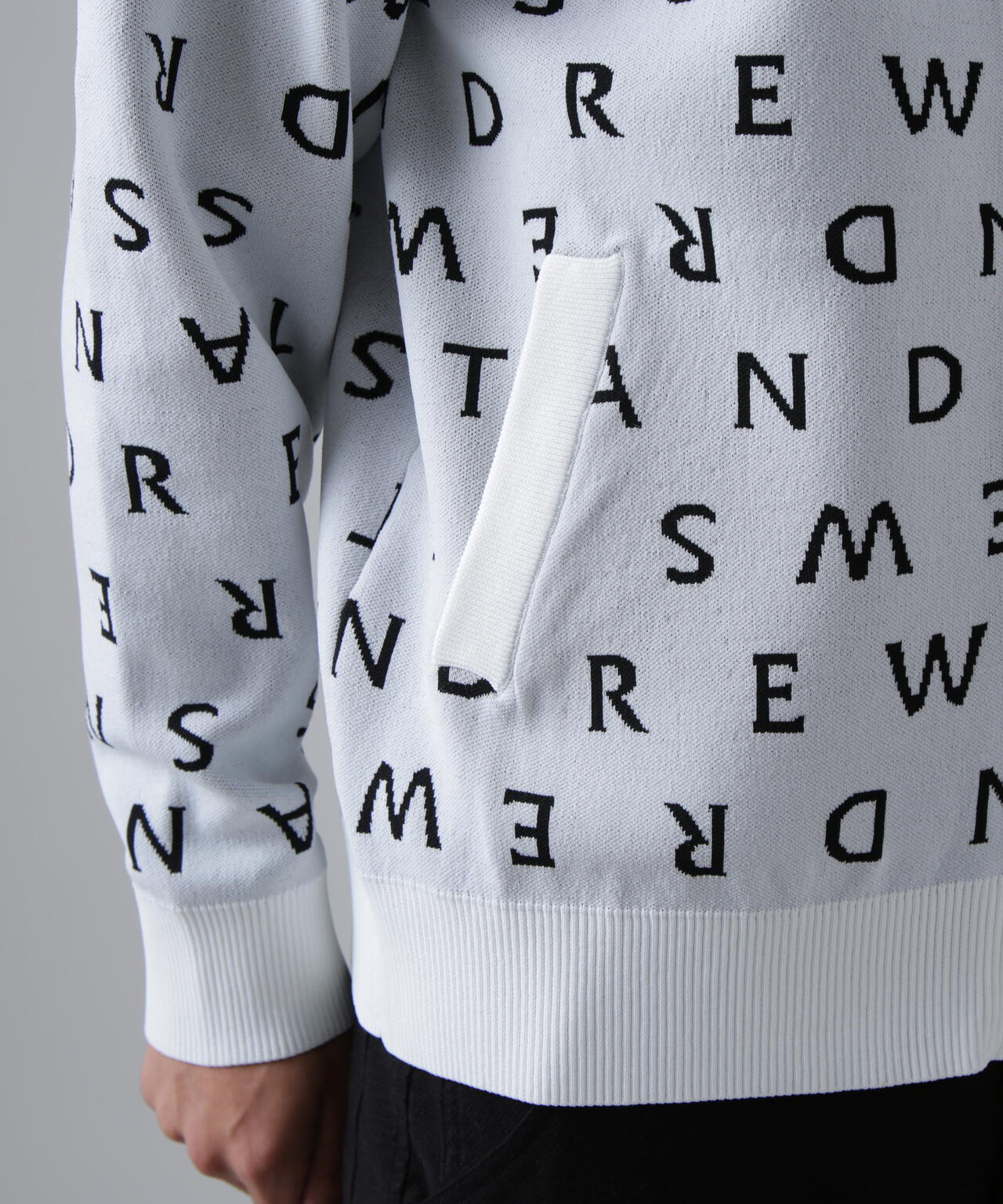 14Gロゴジャガードフルジップニット (MENS)