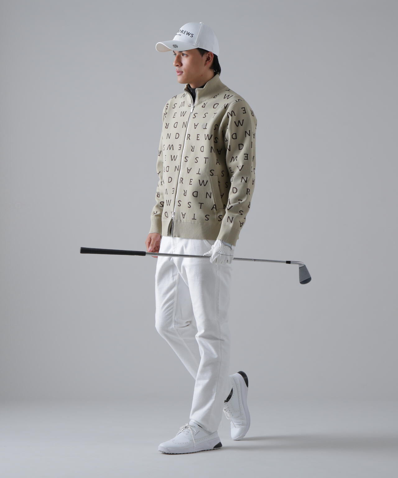 14Gロゴジャガードフルジップニット (MENS)