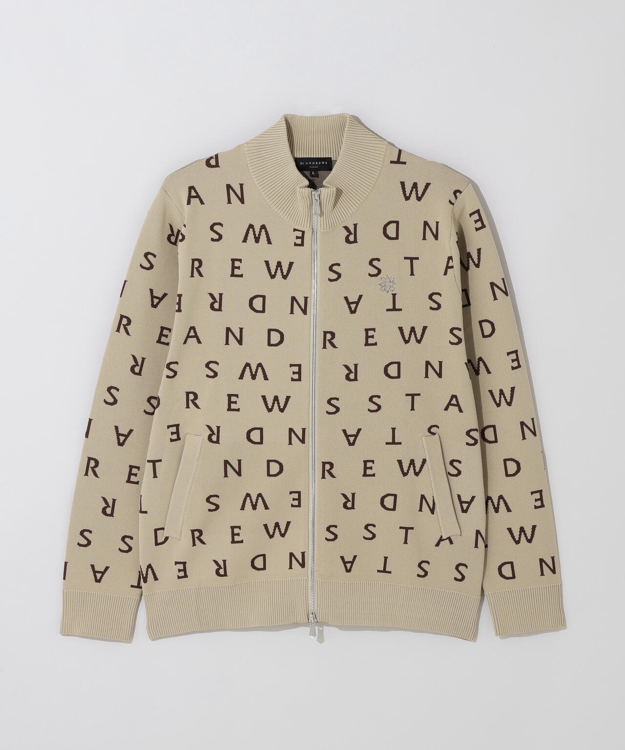 14Gロゴジャガードフルジップニット (MENS)