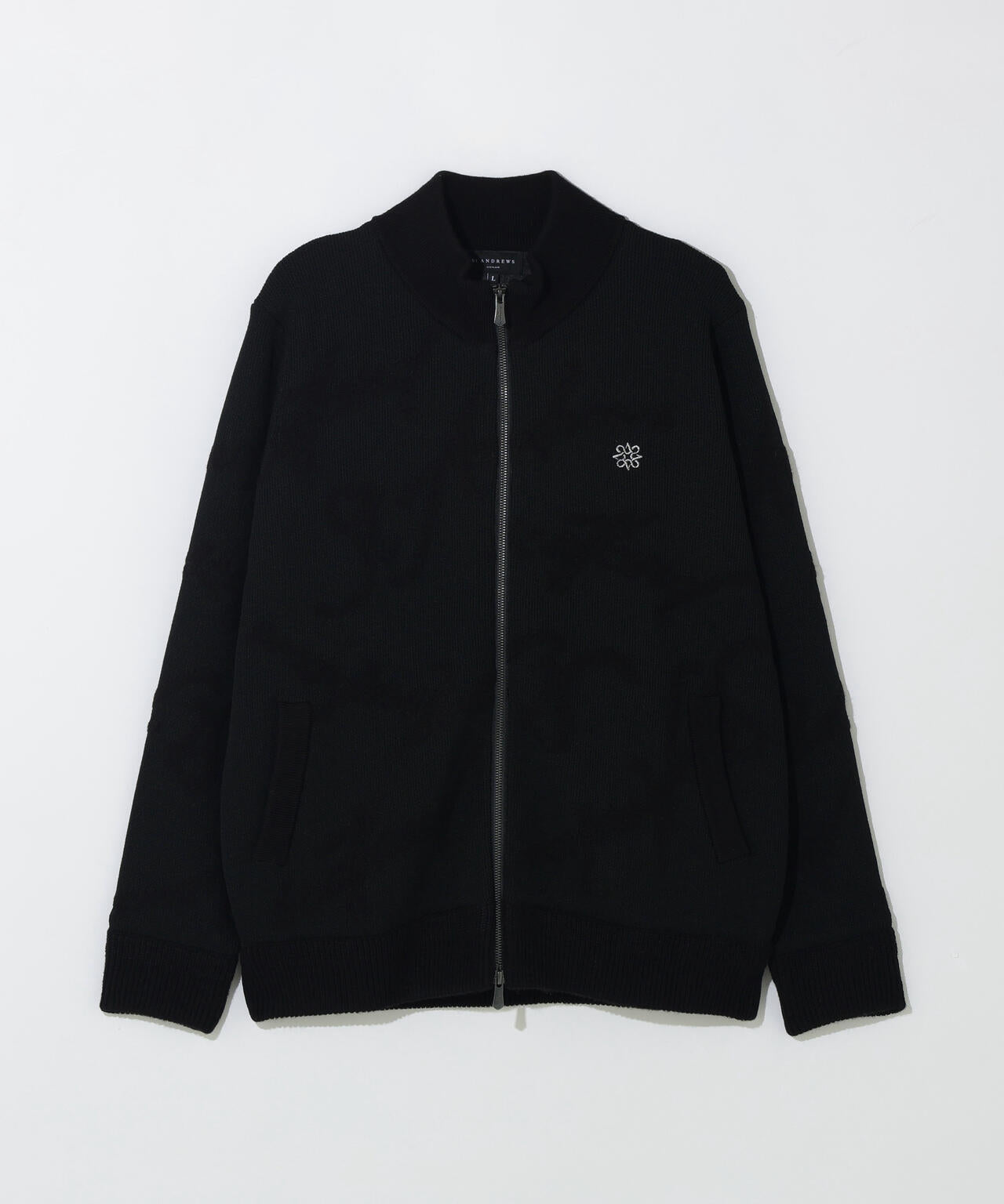 7Gランダムロゴジャガードニットブルゾン (MENS)