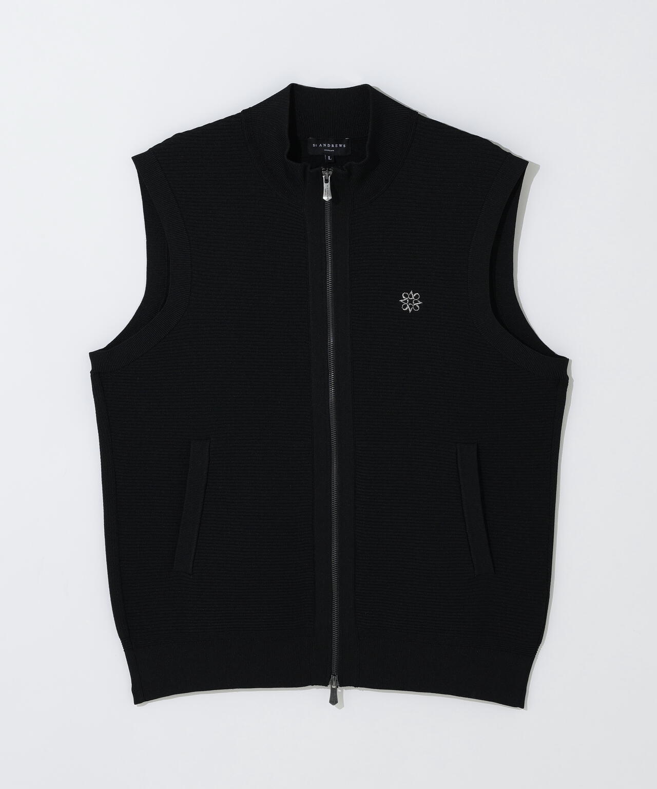 14Gフルジップアップニットベスト (MENS)
