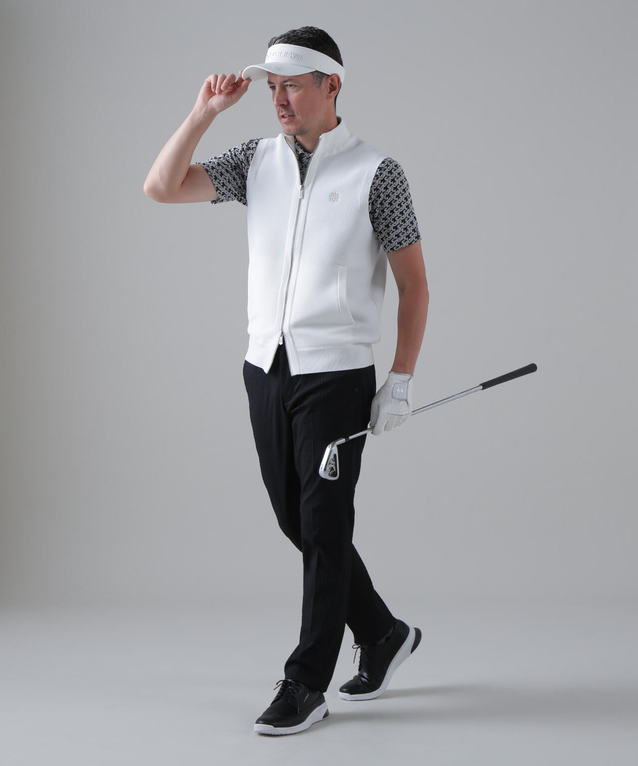 14Gフルジップアップニットベスト (MENS)