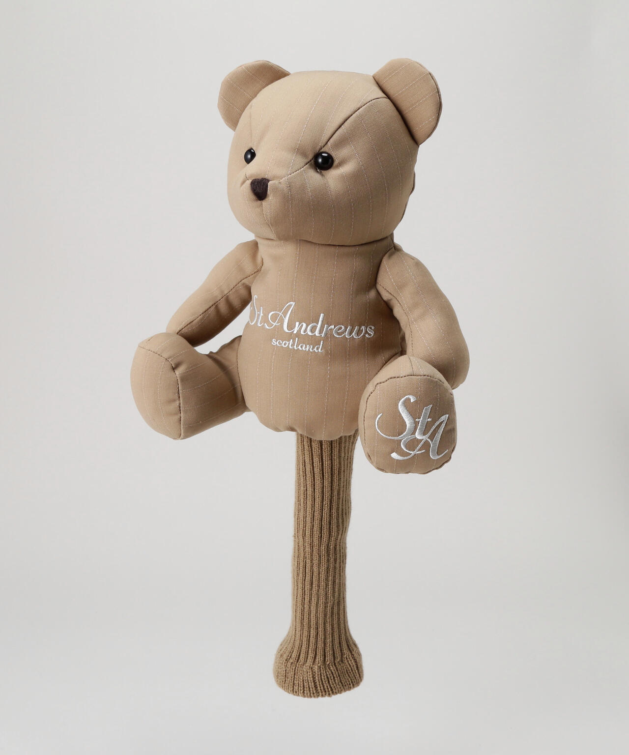 ピンストライプベア ドライバー用ヘッドカバー (460CC対応) (UNISEX)