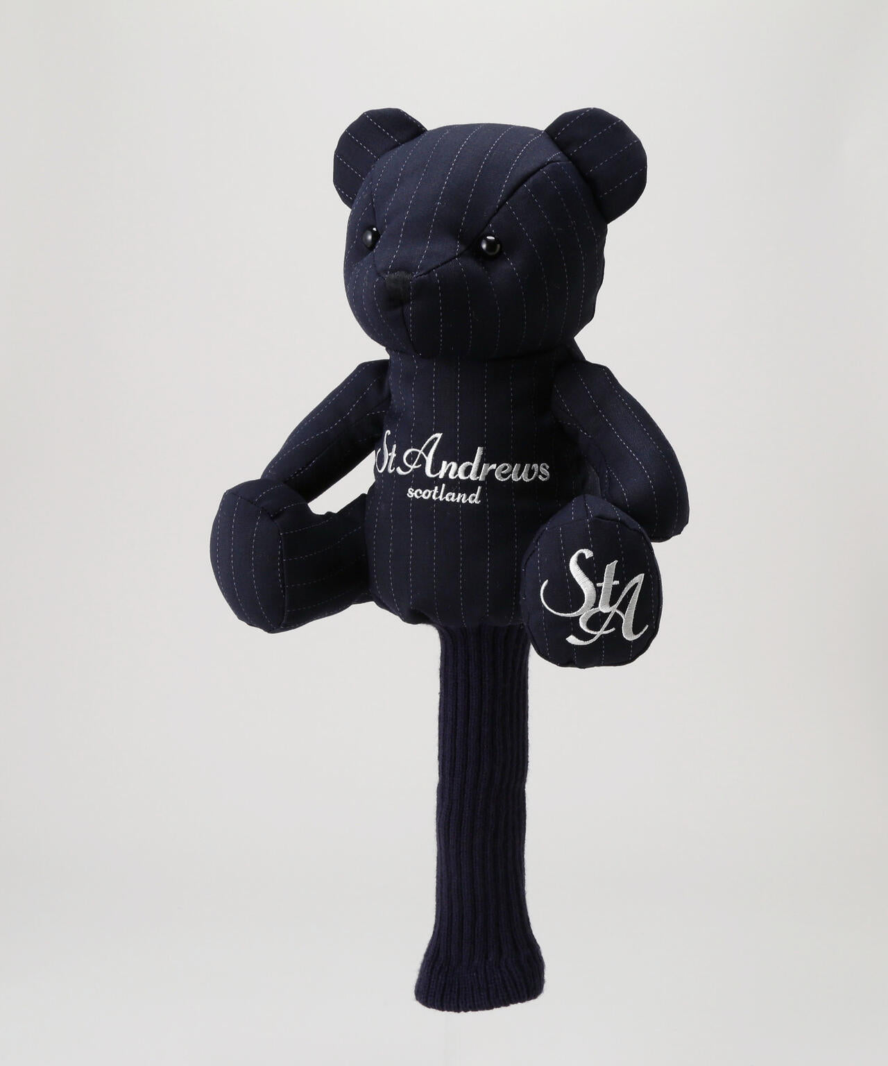 ピンストライプベア ドライバー用ヘッドカバー (460CC対応) (UNISEX)