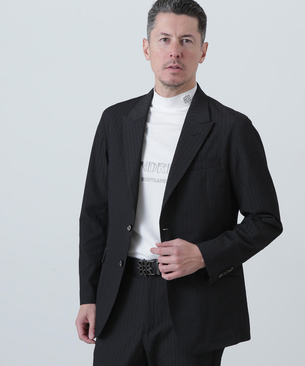 ドットサークルジャガードジャケット (MENS)