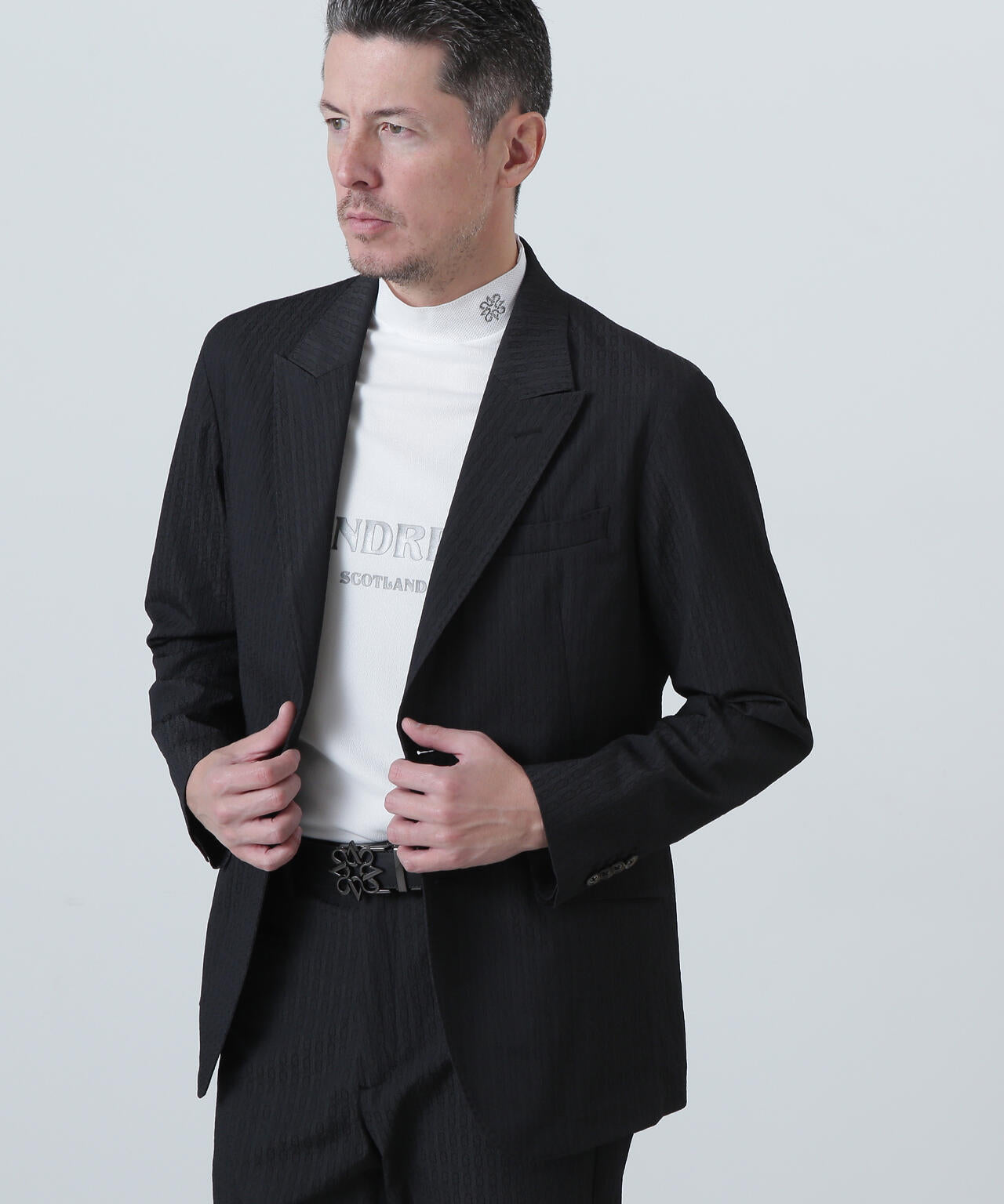 ドットサークルジャガードジャケット (MENS)