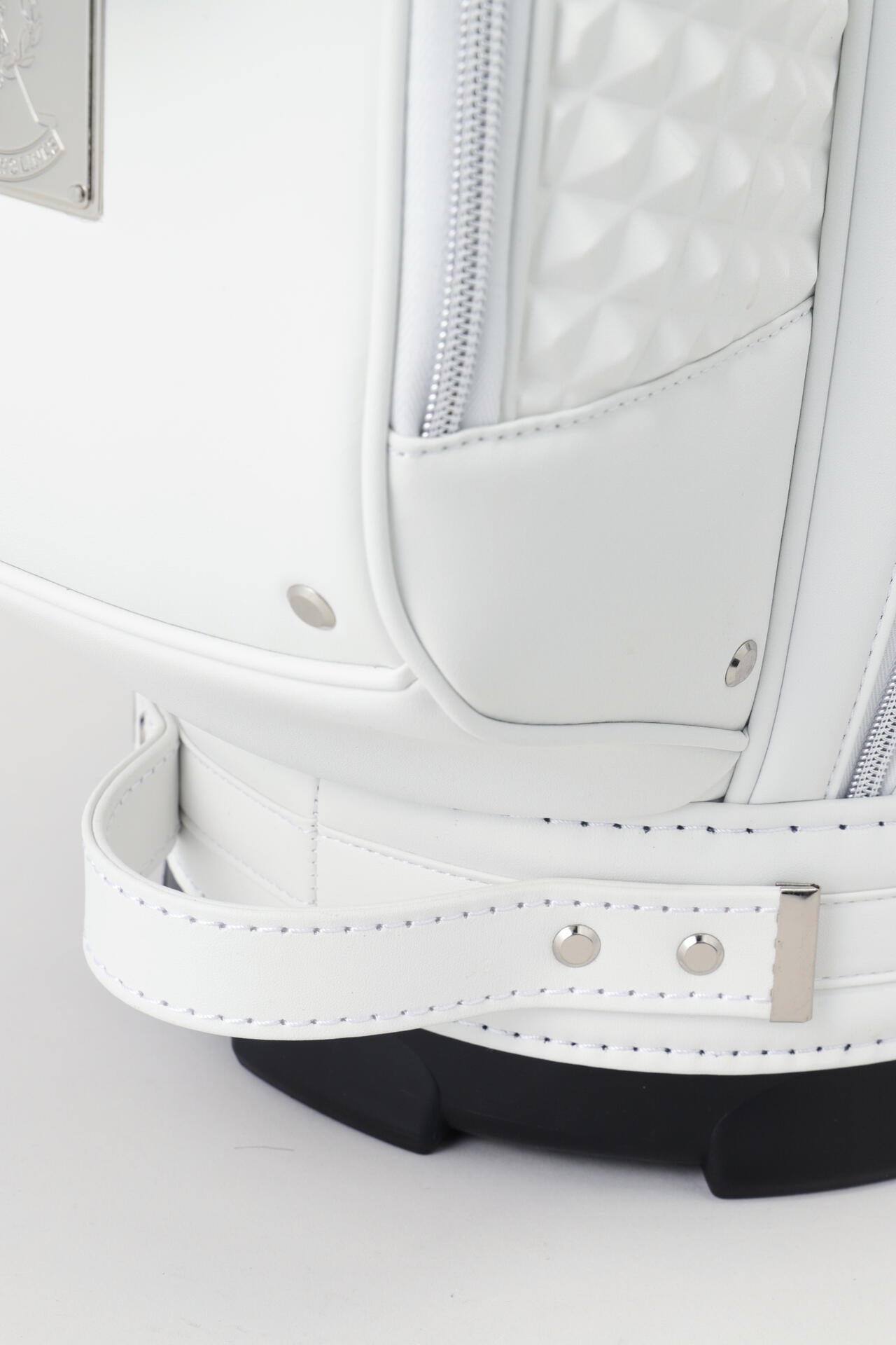 9.0インチ スリムカート型ピラミッドエンボス キャディバッグ (46インチ対応) (UNISEX)