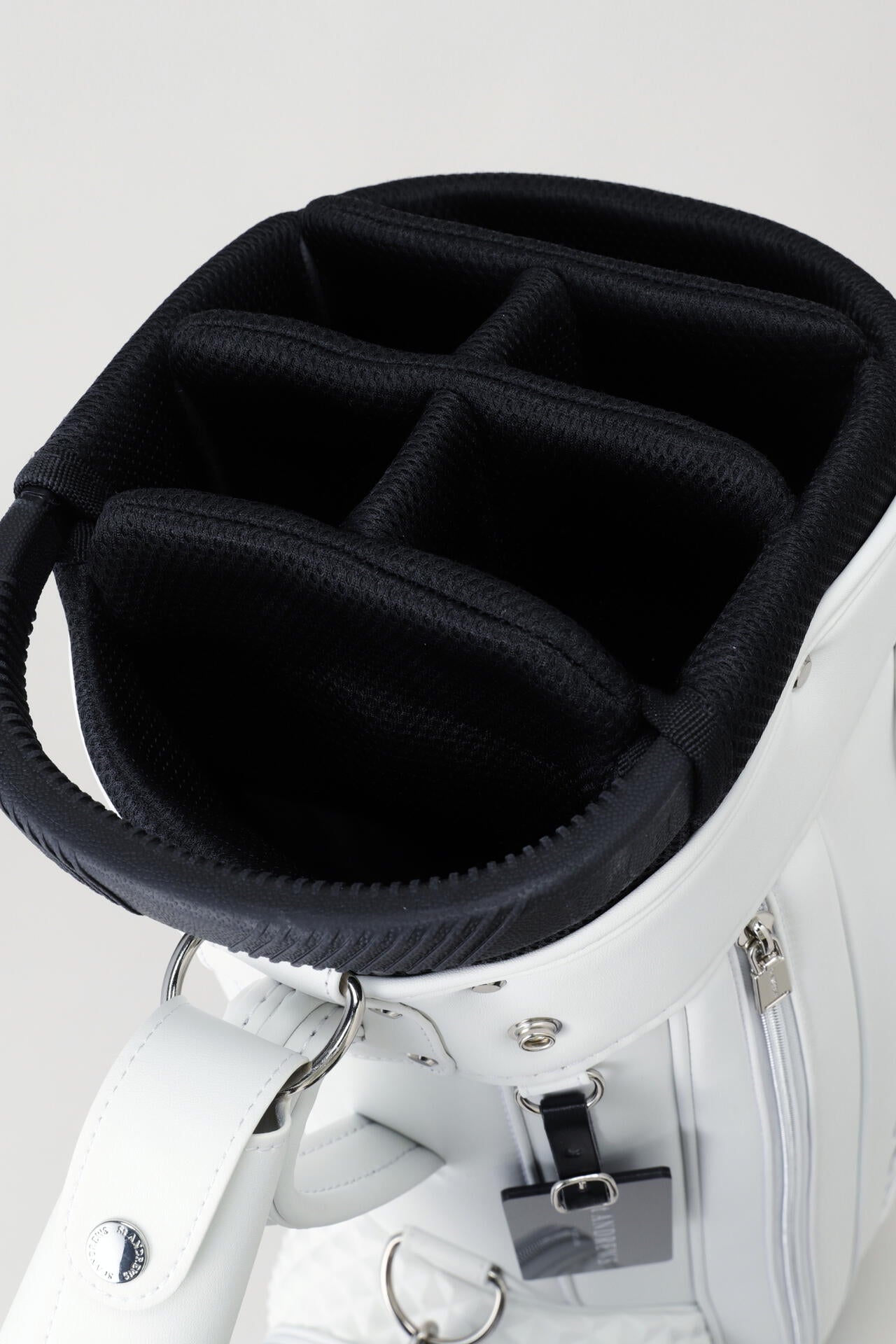 9.0インチ スリムカート型ピラミッドエンボス キャディバッグ (46インチ対応) (UNISEX)