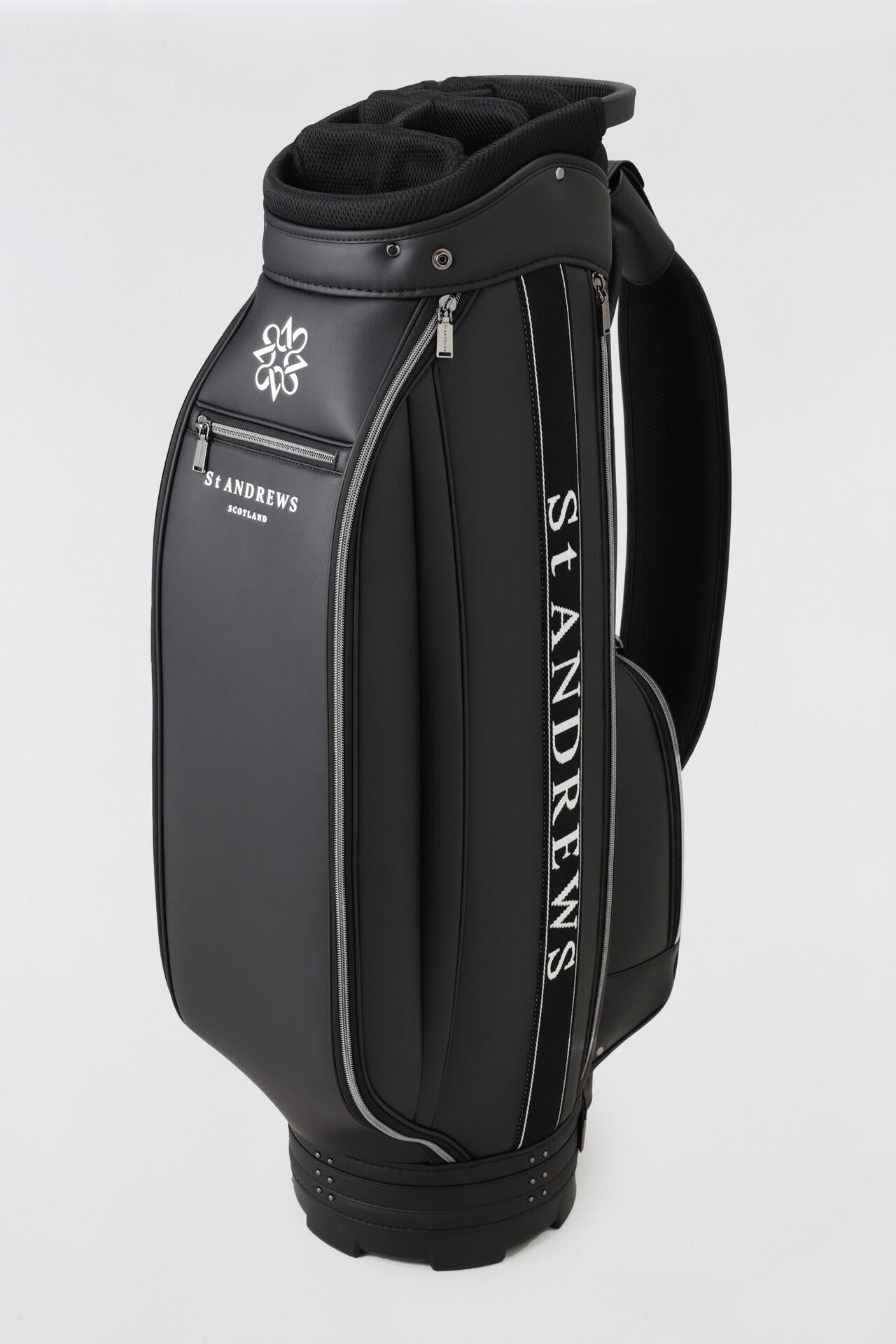 9.0インチ スリムカート型ジャガードロゴテープキャディバッグ (46インチ対応) (UNISEX)