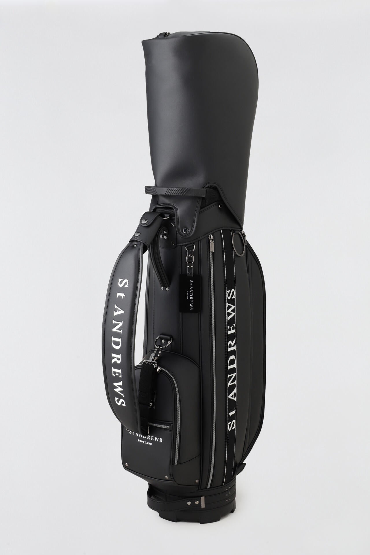 9.0インチ スリムカート型ジャガードロゴテープキャディバッグ (46インチ対応) (UNISEX)