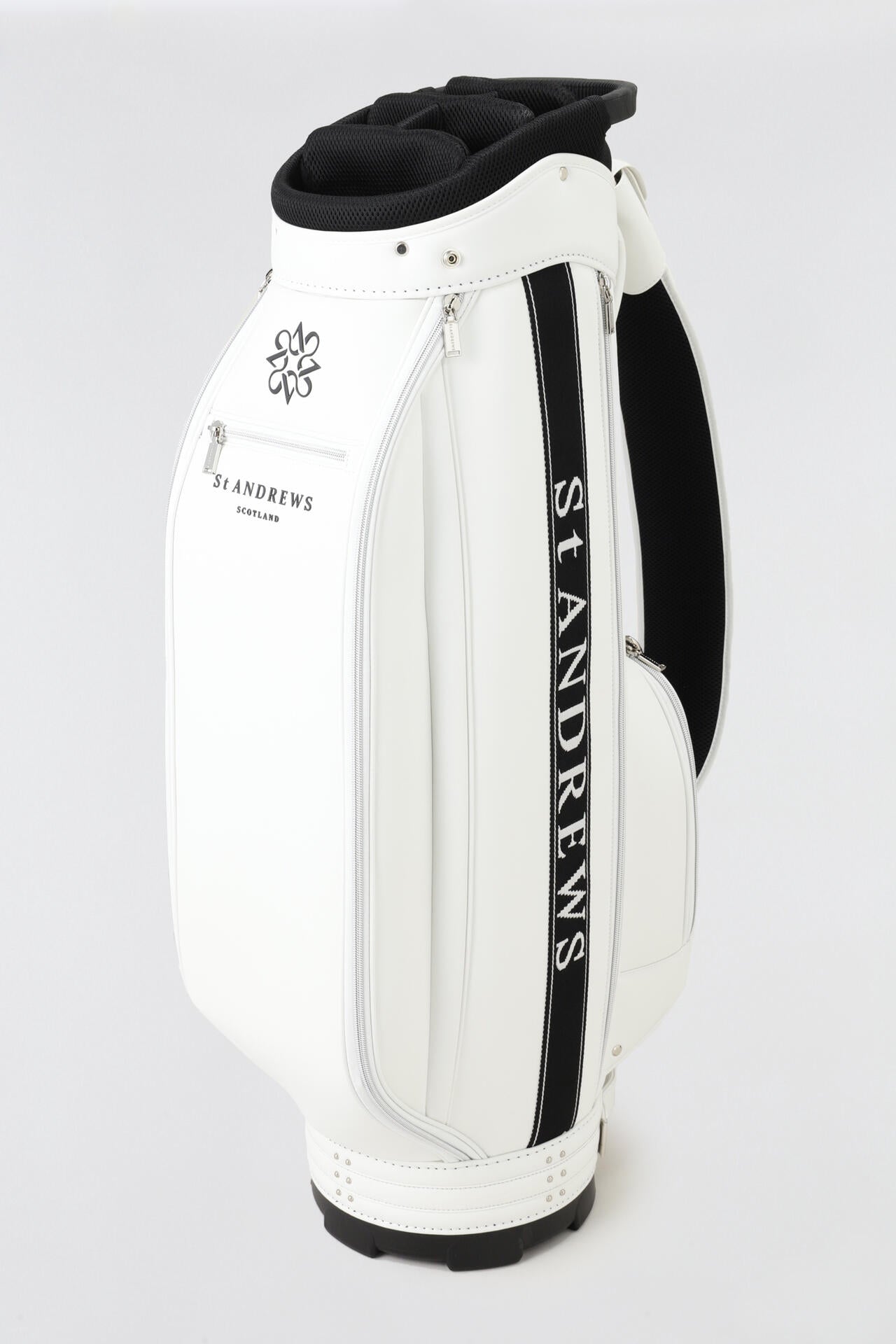 9.0インチ スリムカート型ジャガードロゴテープキャディバッグ (46インチ対応) (UNISEX)