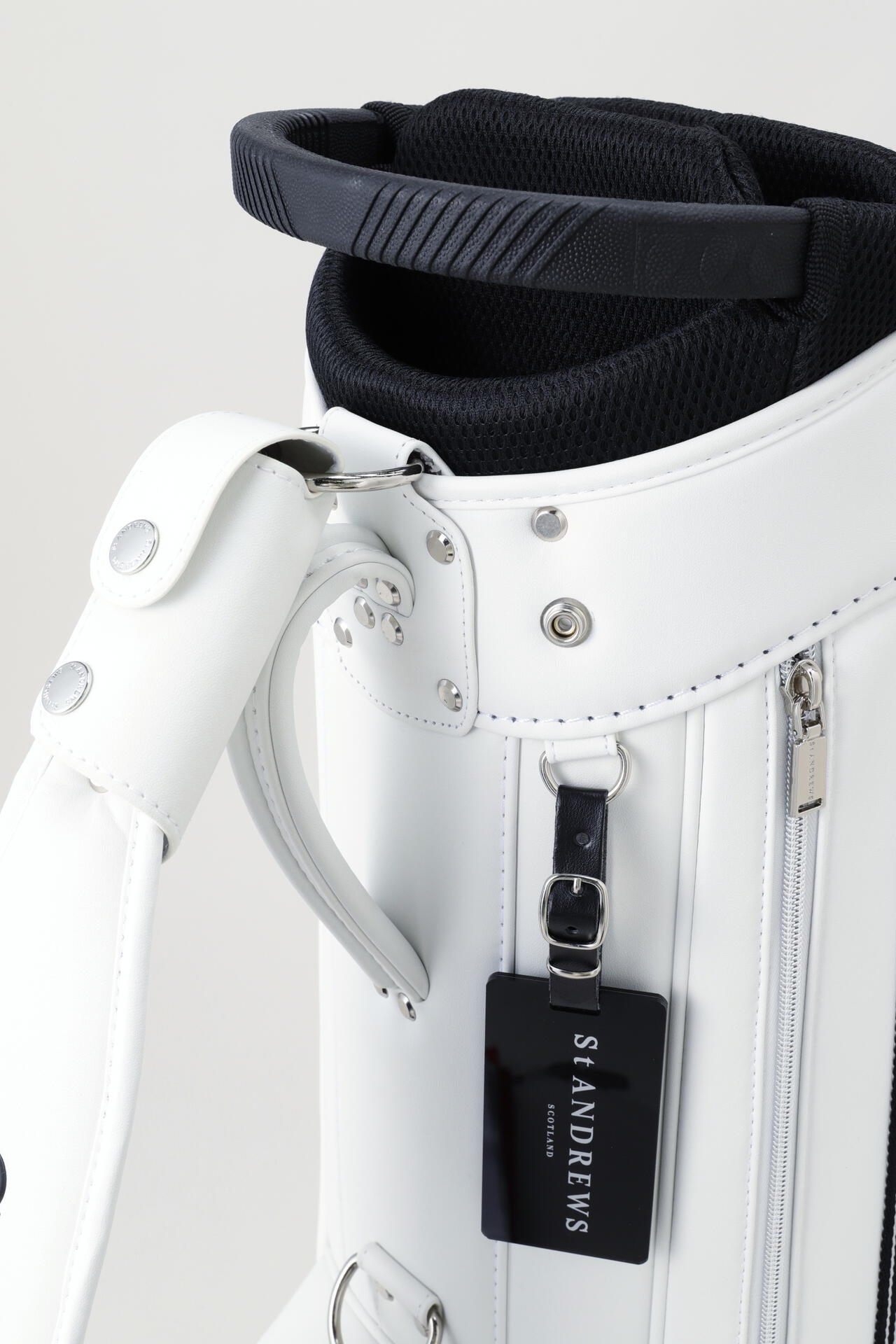 9.0インチ スリムカート型ジャガードロゴテープキャディバッグ (46インチ対応) (UNISEX)