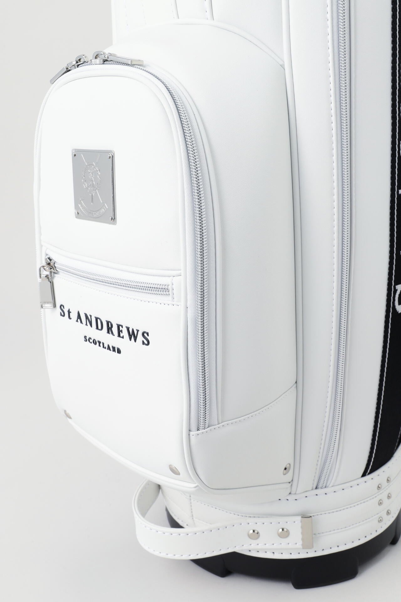 9.0インチ スリムカート型ジャガードロゴテープキャディバッグ (46インチ対応) (UNISEX)