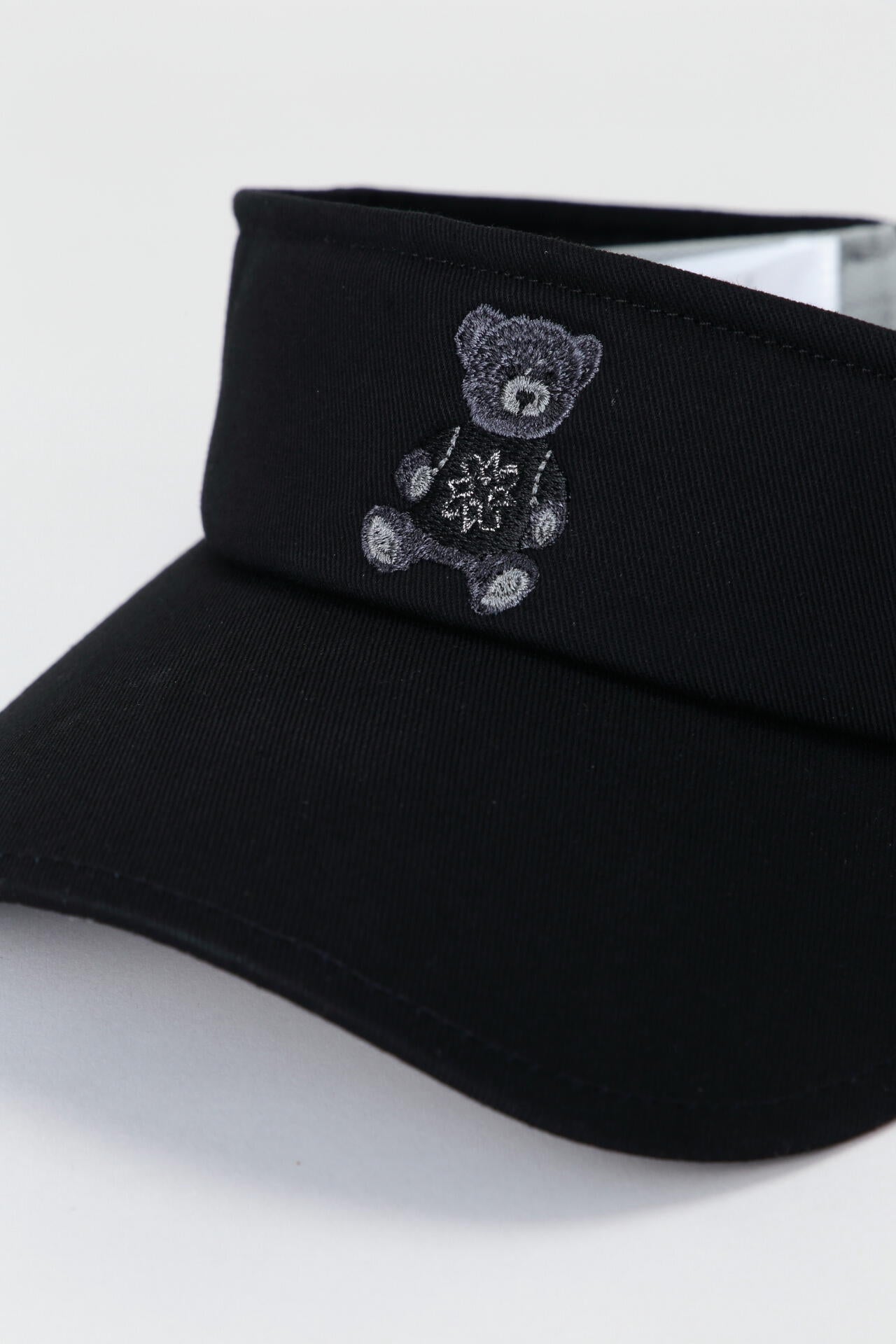 テディベア刺繍バイザー (UNISEX)